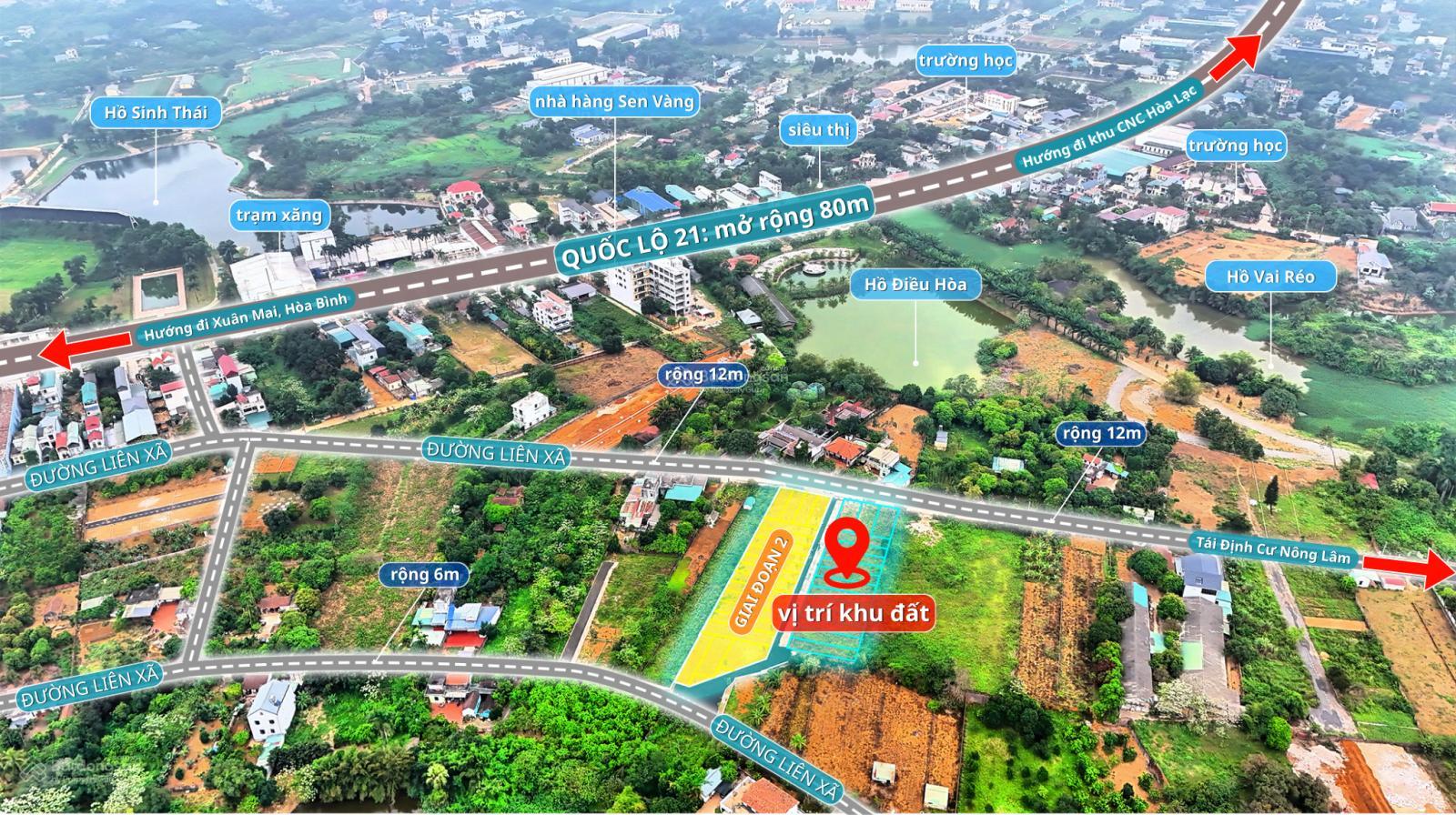  SIÊU PHẨM ĐẤT NỀN HÒA LẠC TỌA ĐỘ VÀNG, SỔ ĐỎ CHÍNH CHỦ 