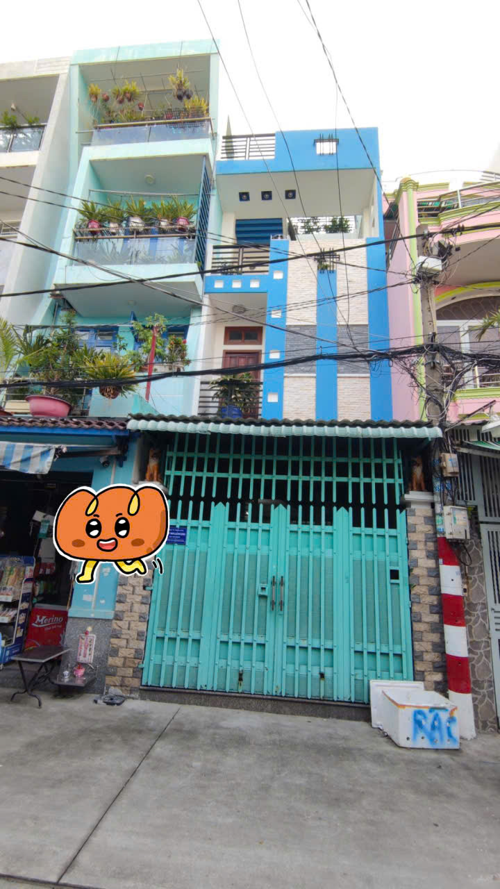  Nhà hẻm xe hơi Thạch Lam, Tân Phú gần Đầm Sen, 4 x 14m, 5 Tầng, 8,69 Tỷ. 