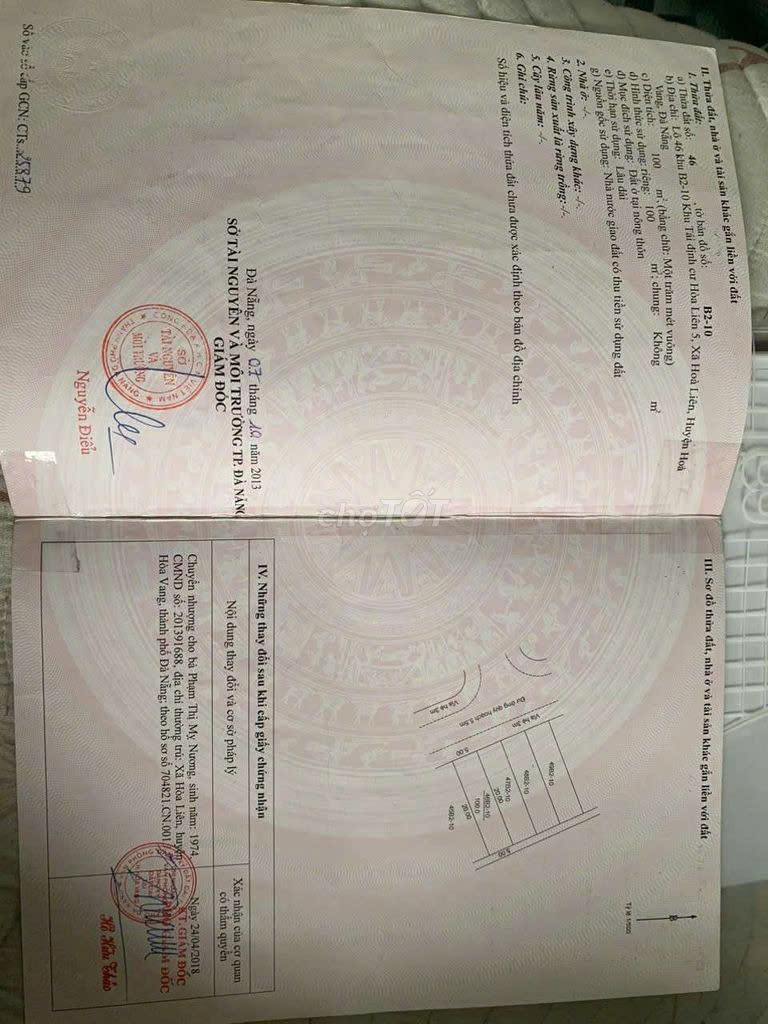  Cần tiền bán nhanh lô đất khu tái định cư Hoà Liên đường Hoà Liên 8, Hoà Liên,Hoà vang,ĐN 