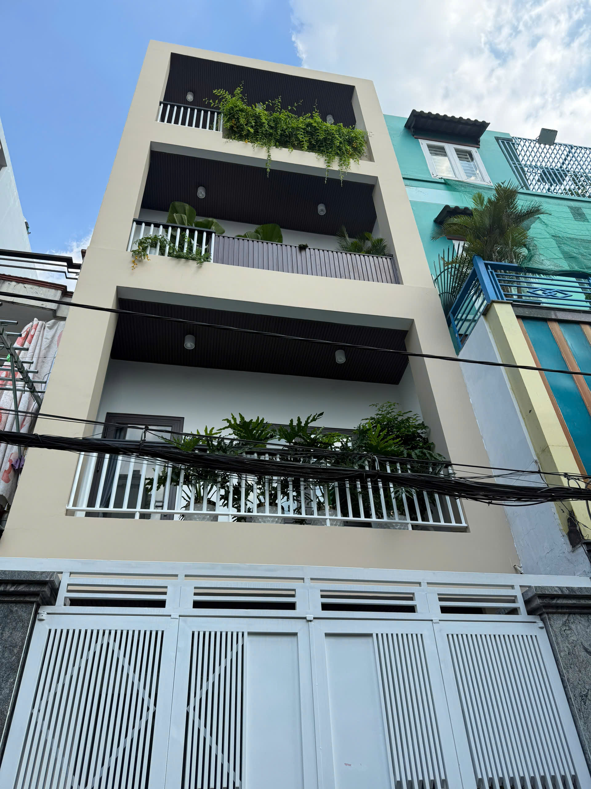  Bán Nhà mới, Hẻm 6m Pham Văn Chiêu, gần chợ Thạch Đà, 5x15m, 4 Tầng- 4PN, 7,99 tỷ. 