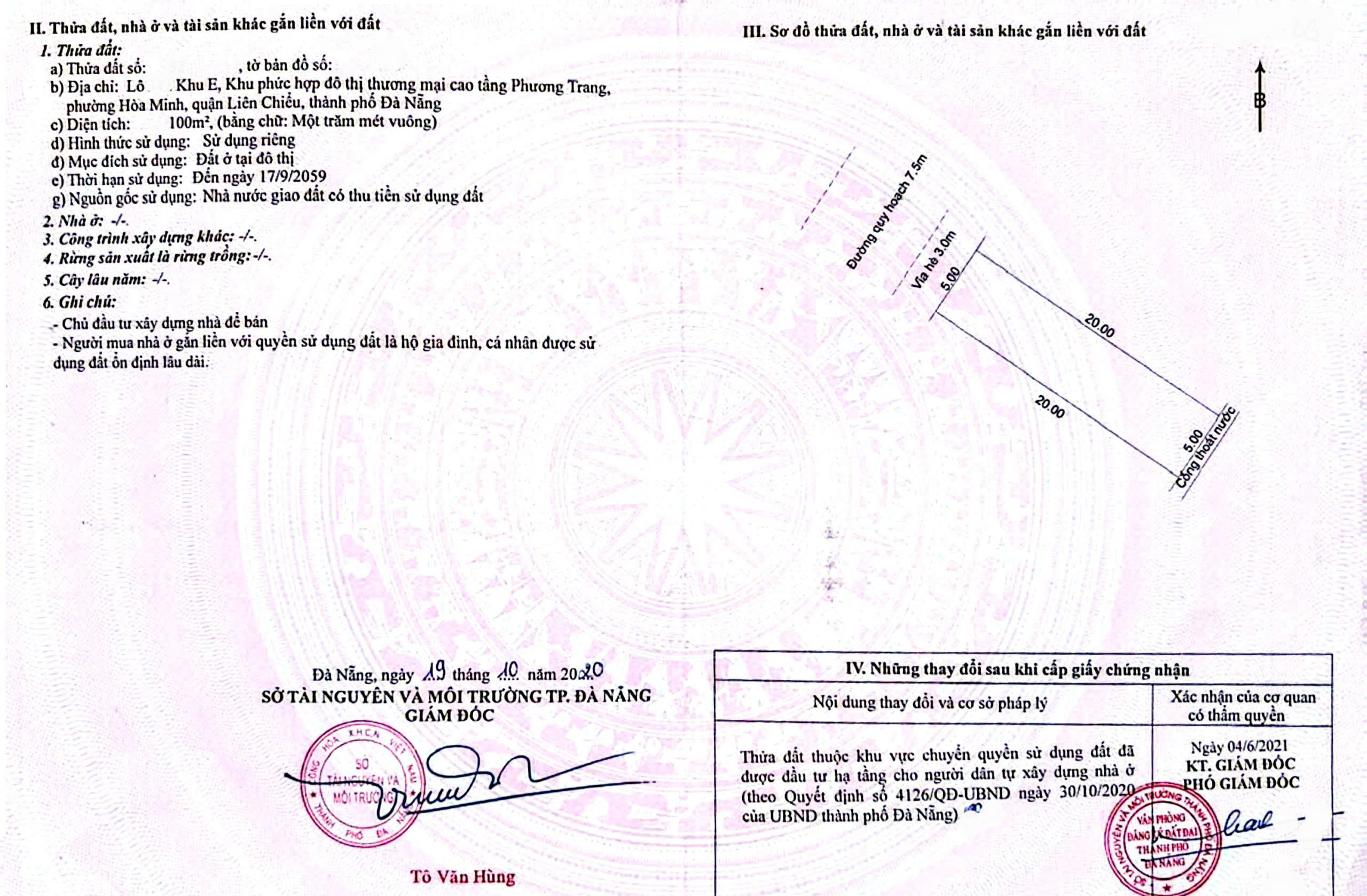  Bán lô đất 100m2 - Hòa Phú 25 ngay khu E Long Long- Gía đầu tư 