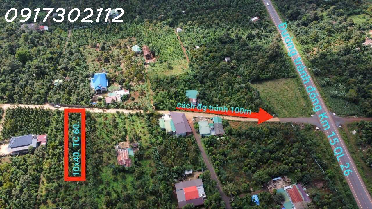  Em cần bán 10x40 ( 60m thổ cư) Xã Ea Knuếc, Đắk Lắk 