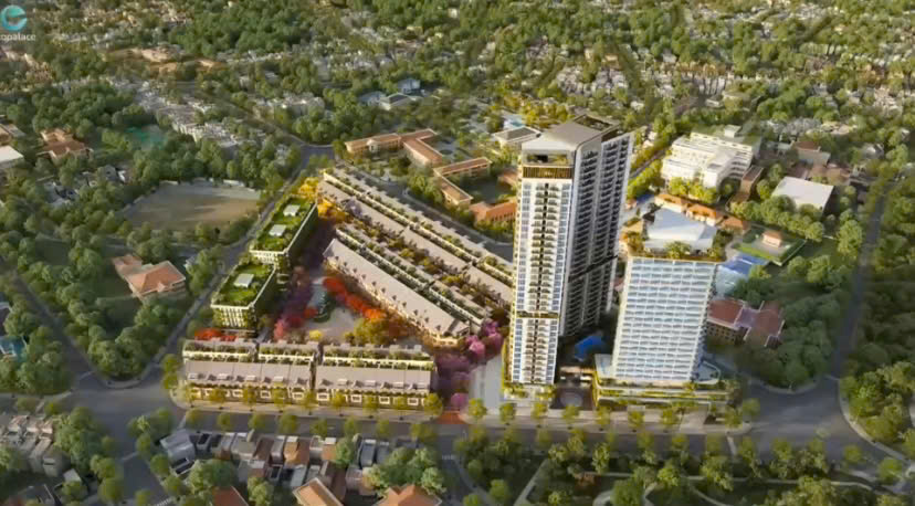  Shophouse khối đế - Mặt bằng kinh doanh tại tòa tháp chung cư 35 tầng cao nhất Tây Nguyên 