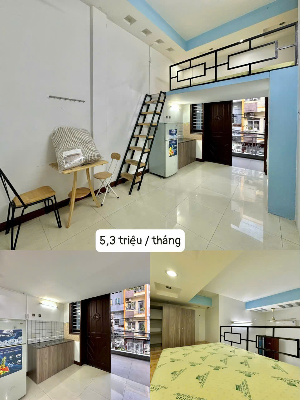  CHO THUÊ PHÒNG FULL NỘI THẤT PHƯỜNG 13 , TÂN BÌNH 