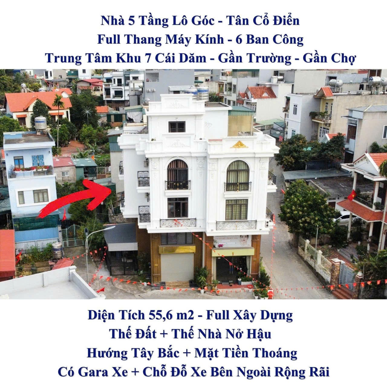  NHÀ ĐẸP – GIÁ TỐT – Chính Chủ Bán Nhà 5 Tầng Trung tâm khu 7 Cái Dăm, Bãi Cháy, Quảng Ninh 