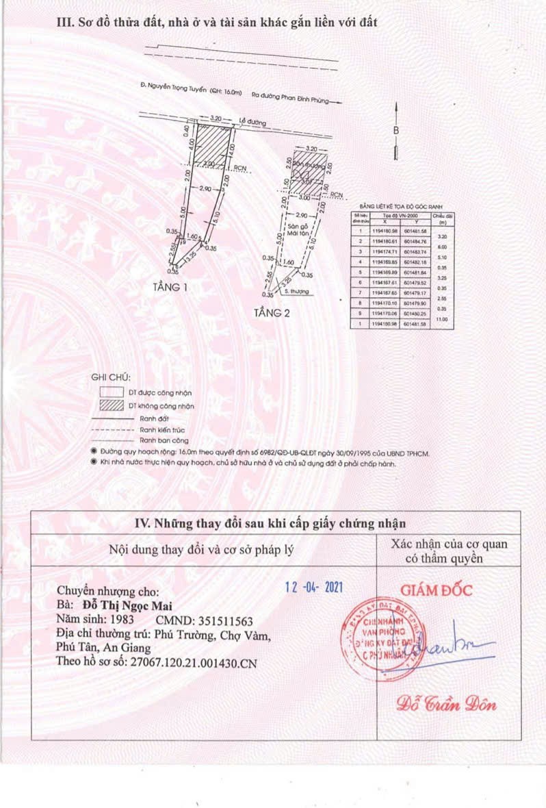  Ngân hàng BIDV thanh lý tài sản tại địa chỉ 43 Nguyễn Trọng Tuyển, phường 15, Q. Phú Nhuận, HCM 