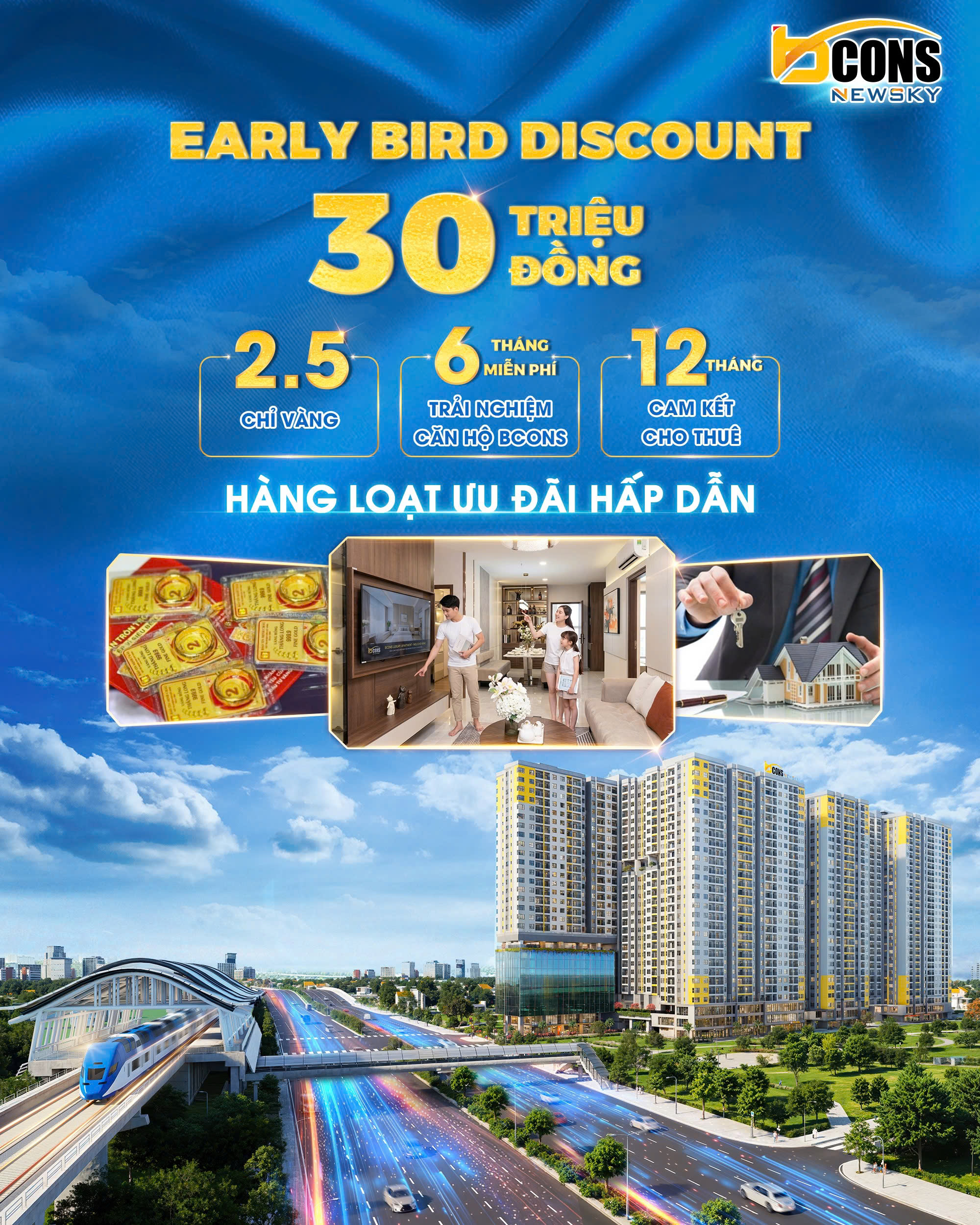  CĂN HỘ BCONS NEW SKY – TRUNG TÂM LÁI THIÊU, THUẬN AN 