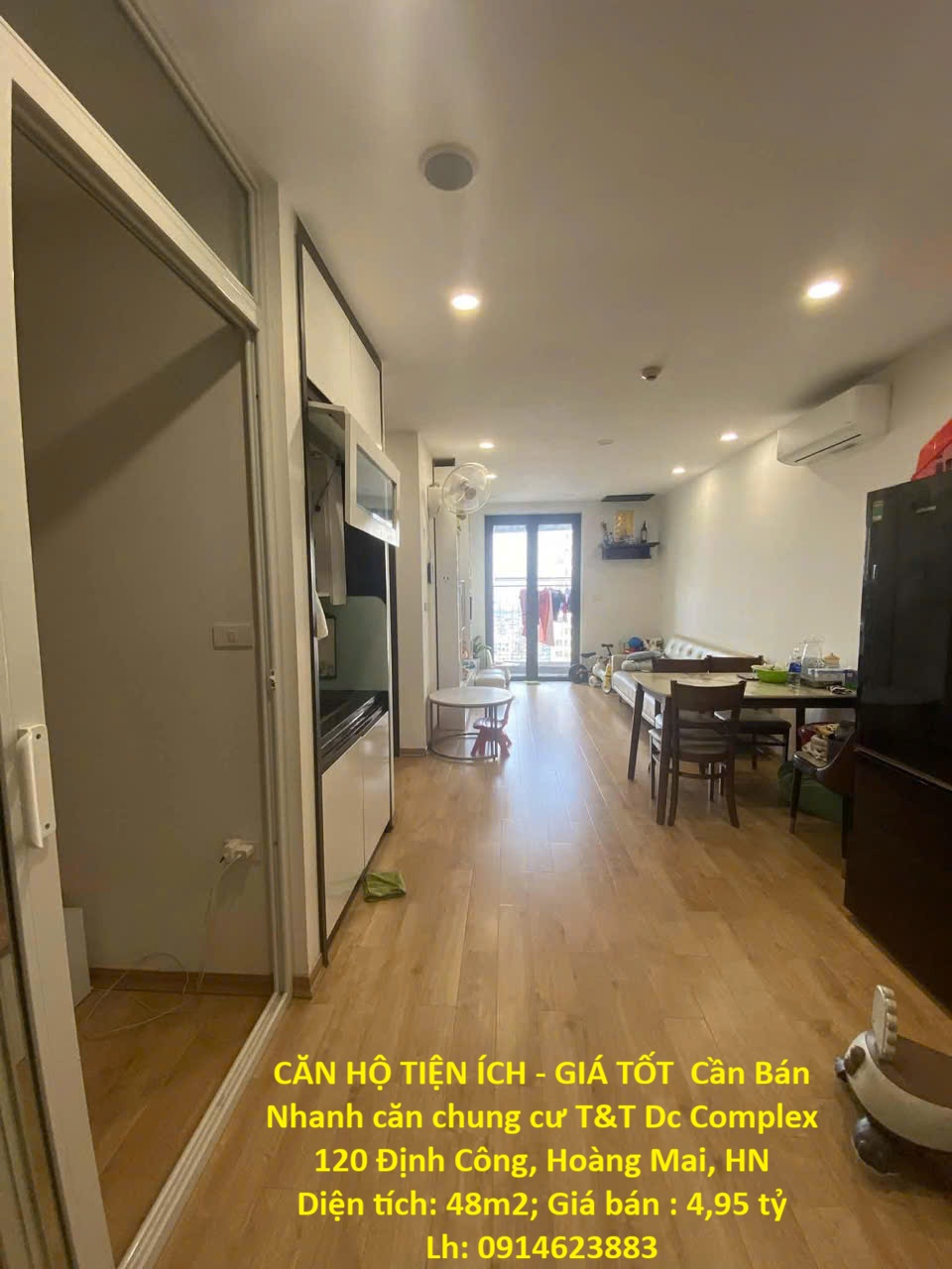  CĂN HỘ TIỆN ÍCH - GIÁ TỐT  Cần Bán Nhanh căn chung cư T&T Dc Complex 120 Định Công, Hoàng Mai, HN 