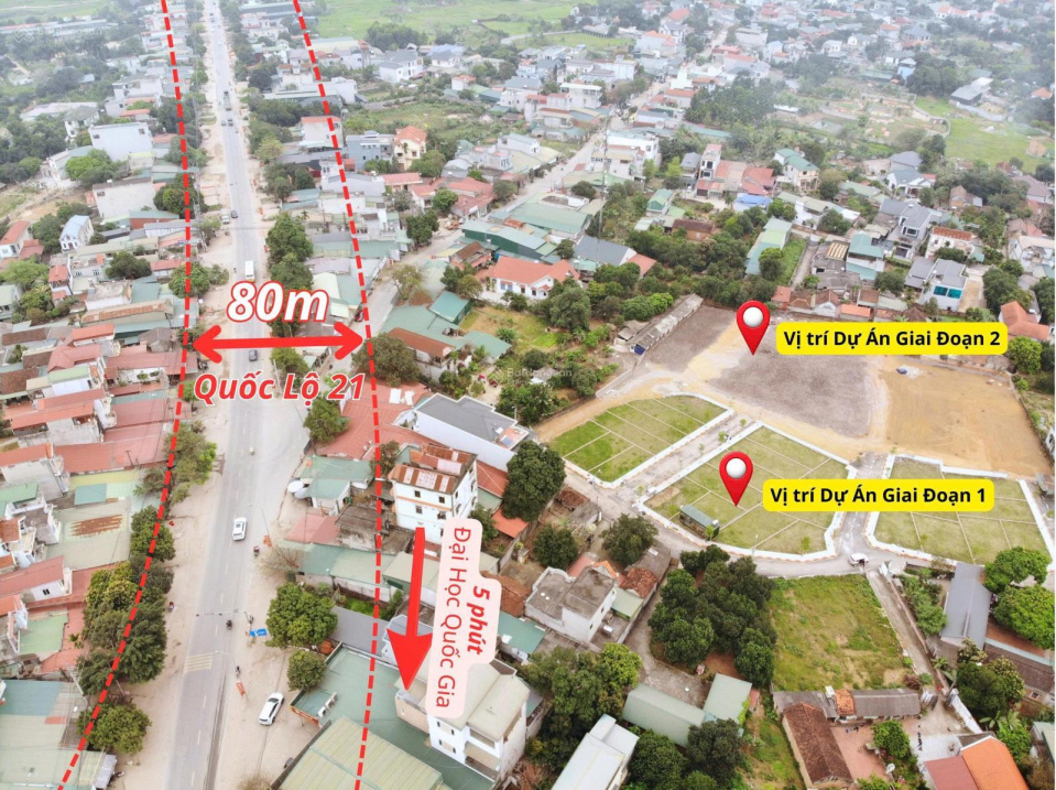  Bán đất Hoà Lạc gần Đại Học Quốc Gia Hà Nội vốn 1.980 tỷ, 0968 274 096 