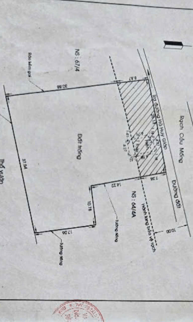  BÁN GẤP 1.233M² ĐẤT MẶT TIỀN THẠNH LỘC 52 Q.12 GIÁ CHỈ 11 TỶ 