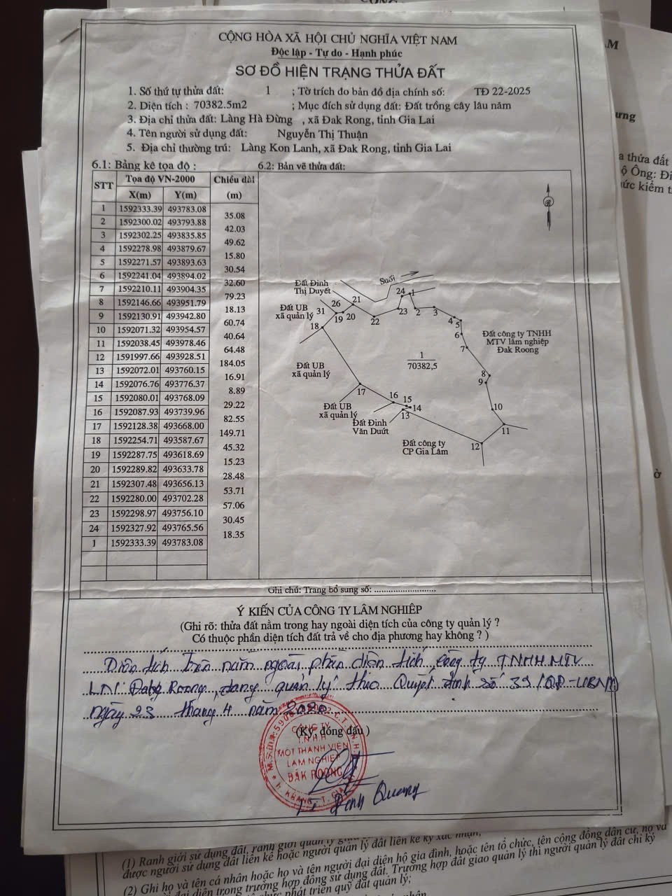  ĐẤT RẪY ĐẸP – GIÁ TỐT – CHÍNH CHỦ CẦN BÁN 8HA Làng Hà Đừng, Đắk Rong,  Kbang, Gia Lai 