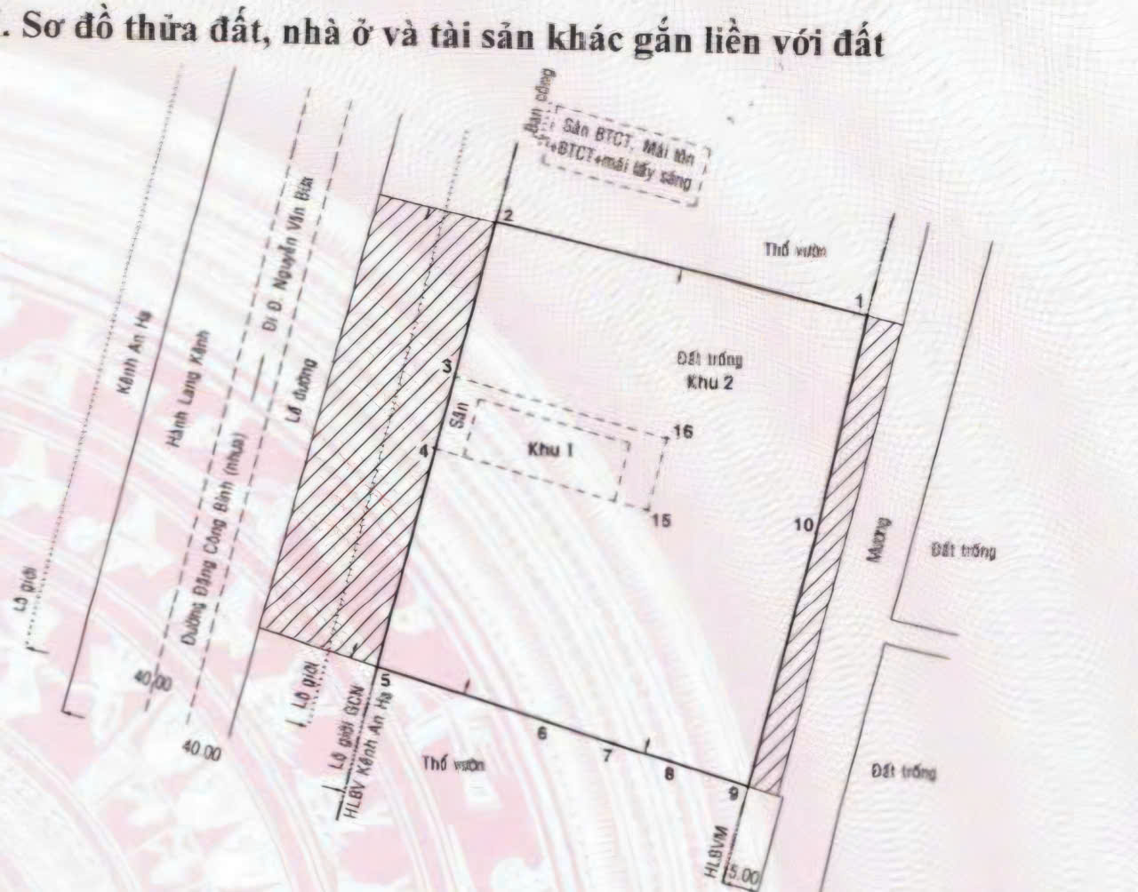  SIÊU PHẨM MT ĐẶNG CÔNG BỈNH – NGANG 61M – 3.341M² – CHỈ 16TR/M² 