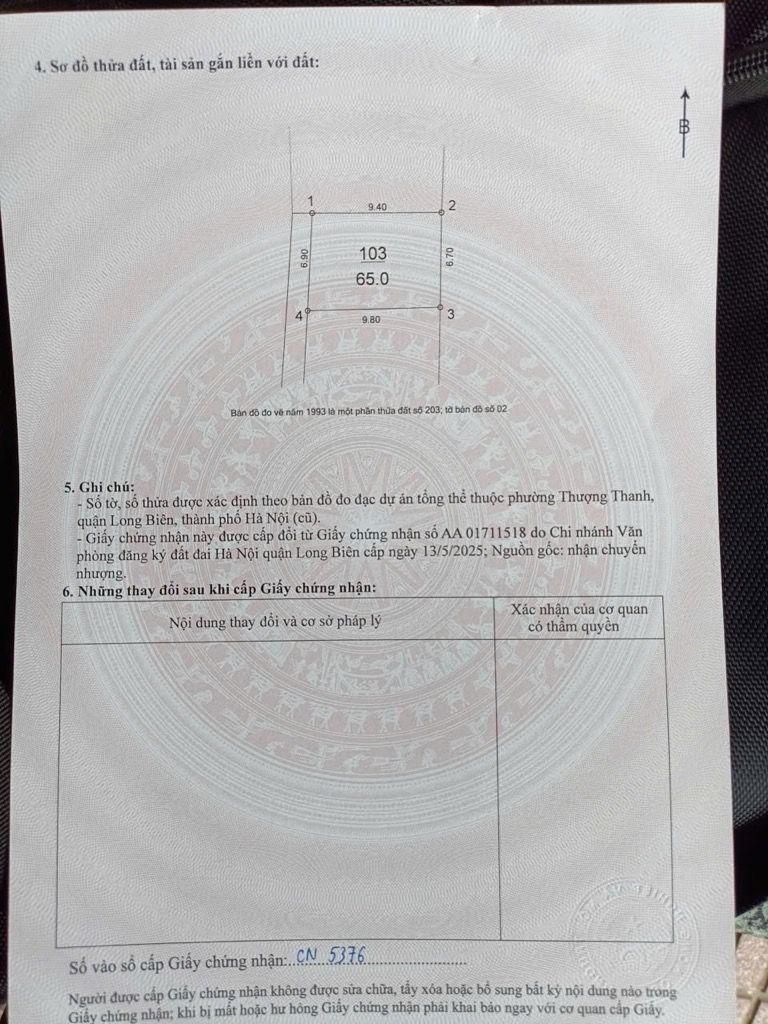  Bán nhà ngõ 96 Thượng Thanh 65m x 4T lô góc mới đẹp chỉ hơn 8 tỷ 