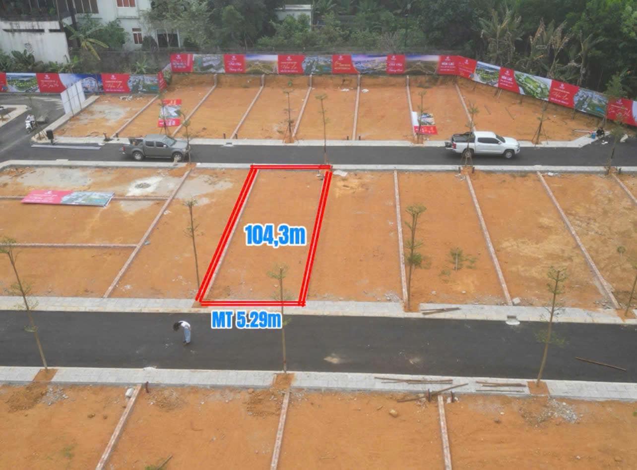  Chiết khấu sâu lô đất tiềm năng nhất Hoà Lạc 