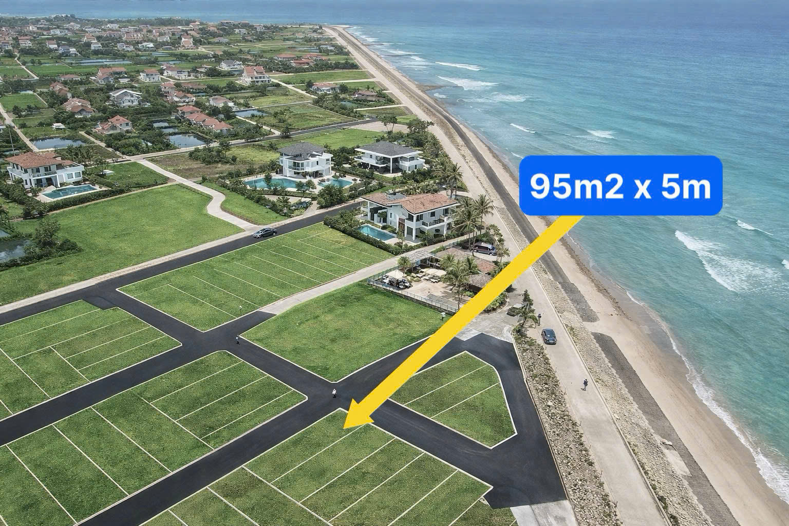  Lô đất mặt biển Nam Định sát khu kinh tế ninh cơ 95m² – giá từ nhỉnh 1 tỷ 