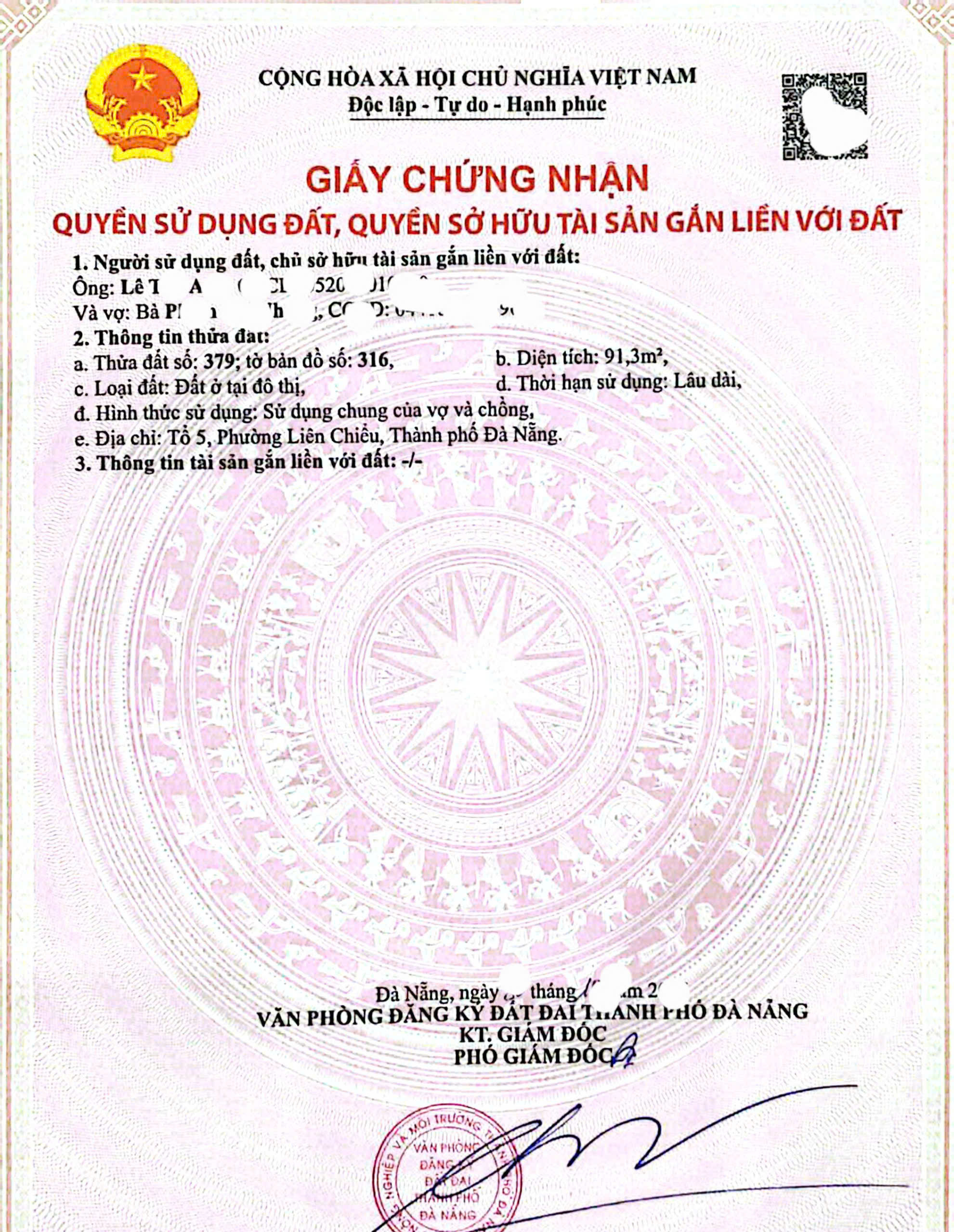  ????????Bán đất kiệt Ô TÔ K856 Tôn Đức Thắng - thông Ngô Thì Nhậm 
