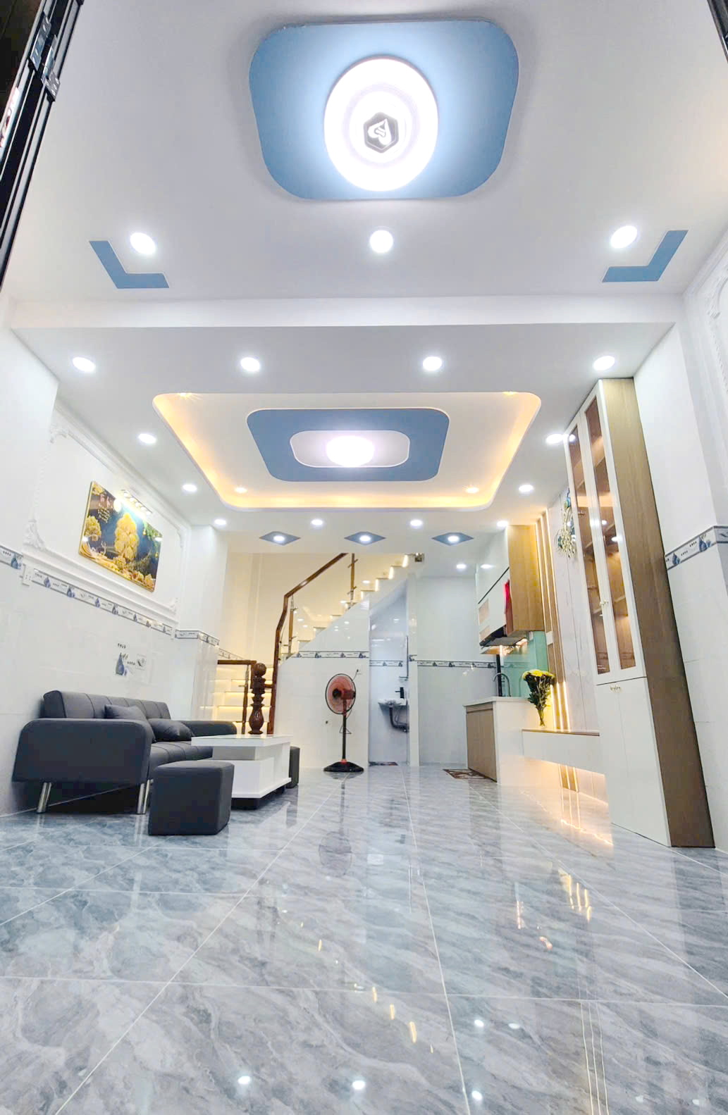  4.89 tỷ Nhà 1 lầu nở hậu ngay chợ Ba Đình P10Q8 (P.Chánh Hưng) full nội thất 