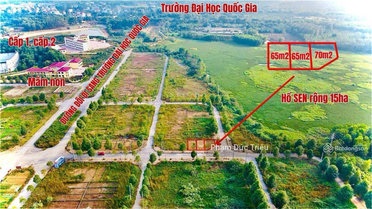  DT 65m2, lô góc, LK TĐC ĐHQG sát trường mầm non rẻ hơn thị trường 2 - 3 giá 