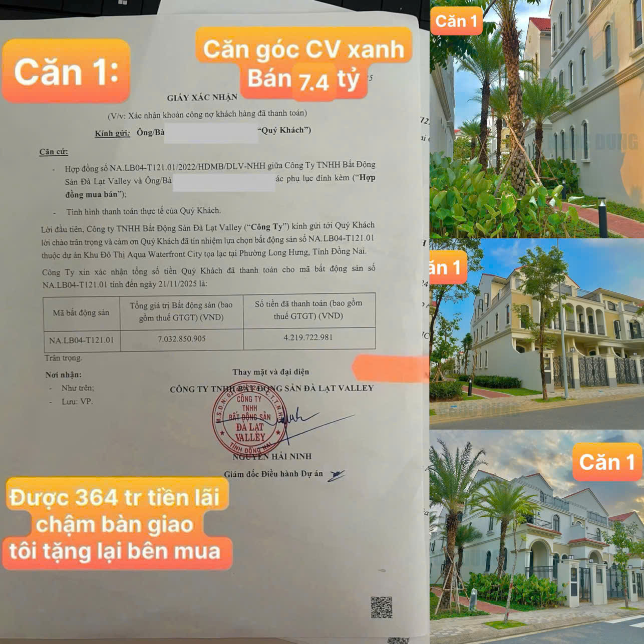  CẦN BÁN GẤP – CẮT LỖ 3 CĂN AQUA CITY, THU HỒI VỐN NHANH - TẠI BIÊN HOÀ - ĐỒNG NAI 