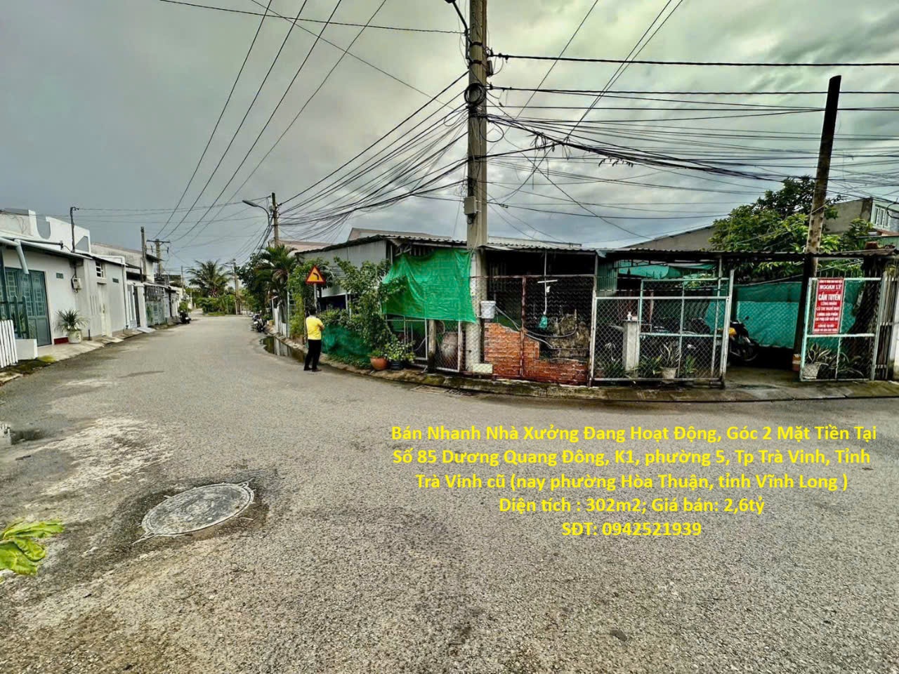  GIÁ TỐT - CHÍNH CHỦ Cần Bán Nhanh Nhà Xưởng Đang Hoạt Động, Góc 2 Mặt Tiền Tại TP Trà Vinh, Tỉnh Trà Vinh 