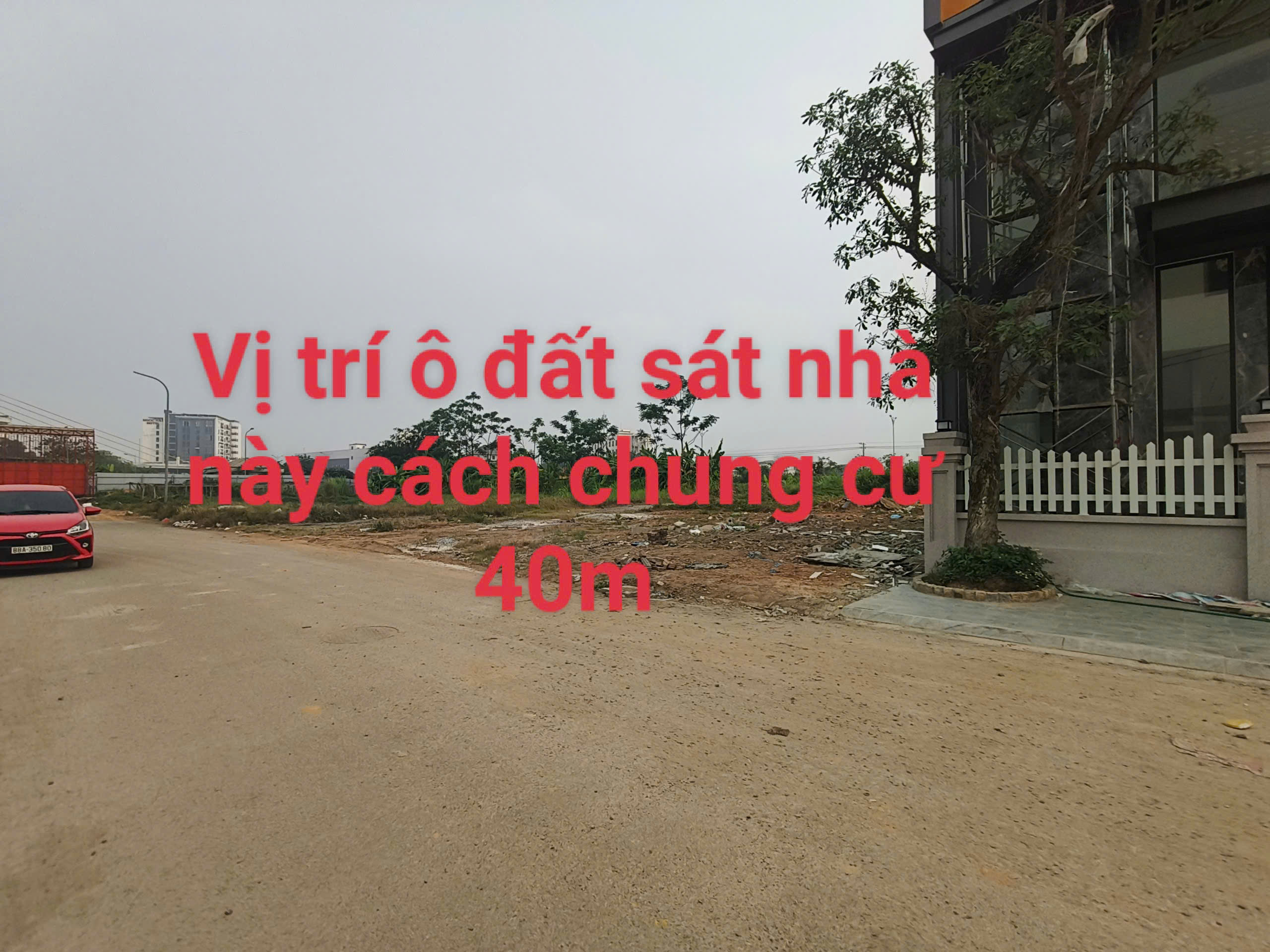  Ô ĐẤT MẶT ĐƯỜNG LÝ THÁI TỔ – SÁT CHUNG CƯ – TIỀM NĂNG TĂNG GIÁ RÕ RÀNG 