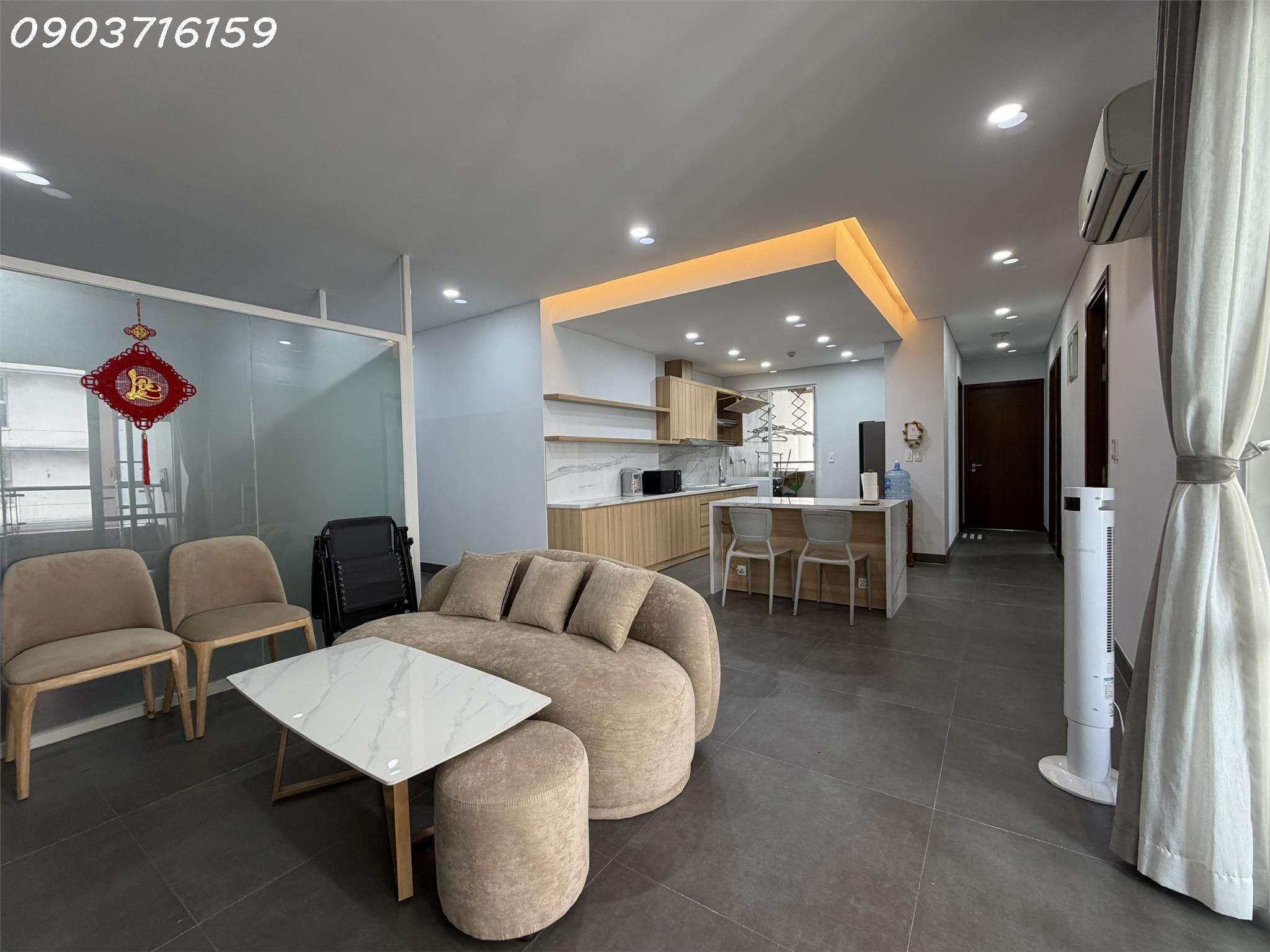  Chính chủ cho thuê căn hộ lô góc The Everrich 1, DT 100m2, 2PN + 2 WC, giá 19tr/tháng 