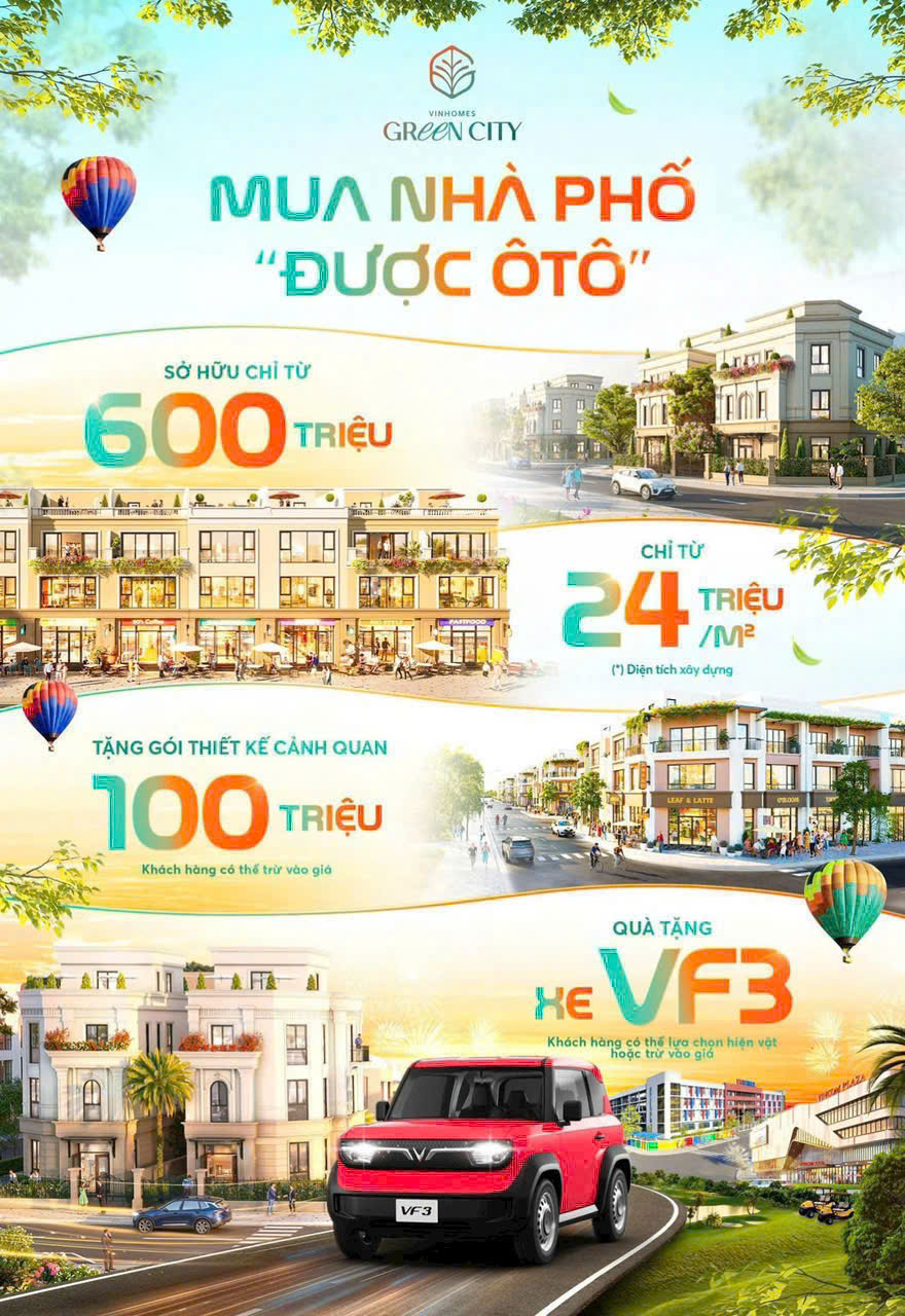  1 CĂN – 3 GIÁ TRỊ – VÀO TIỀN NHẸ NHƯ CHUNG CƯ
???? Liền kề 75m² – trung tâm THE FOREST
???? Giá chỉ: 6,5 tỷ 