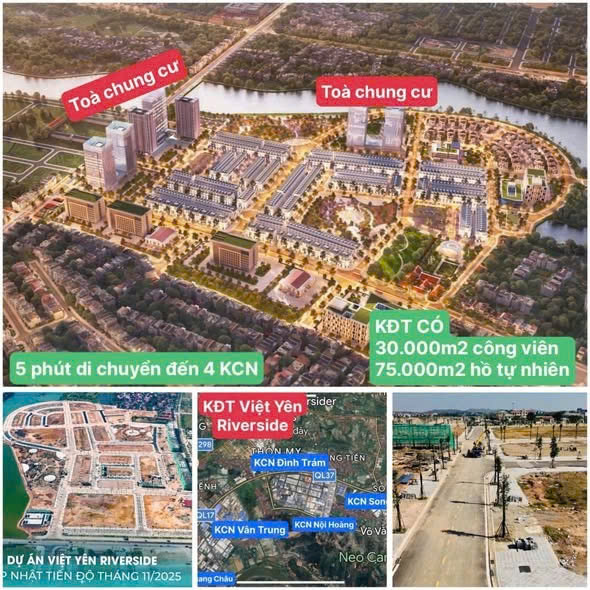  CƠ HỘI SỞ HỮU ĐẤT ĐẸP TẠI VIỆT YÊN RIVERSIDE - ĐẦU TƯ AN TOÀN, SINH LỜI BỀN VỮNG 