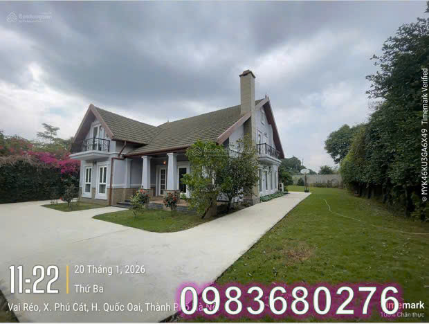  Cho thuê nhà số 15B đường Nông Lâm, Vai Réo, Phú Cát, Hoà Lạc. LH 0983680276 