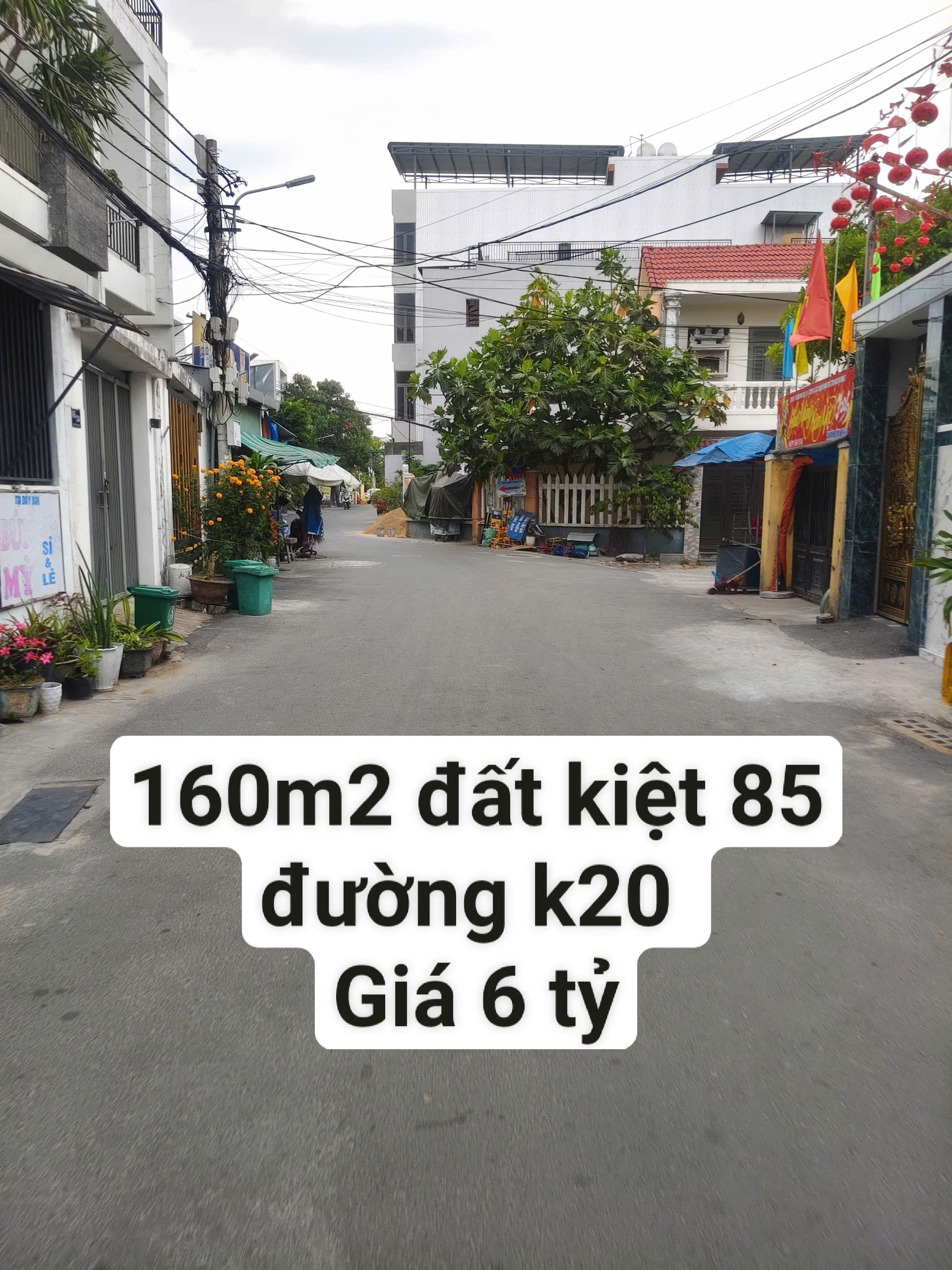  Chính chủ cần bán lô đường K20 - Khuê Mỹ - Ngũ Hành Sơn - 160m2 - Giá 6 tỷ - Liên hệ 0932514255 