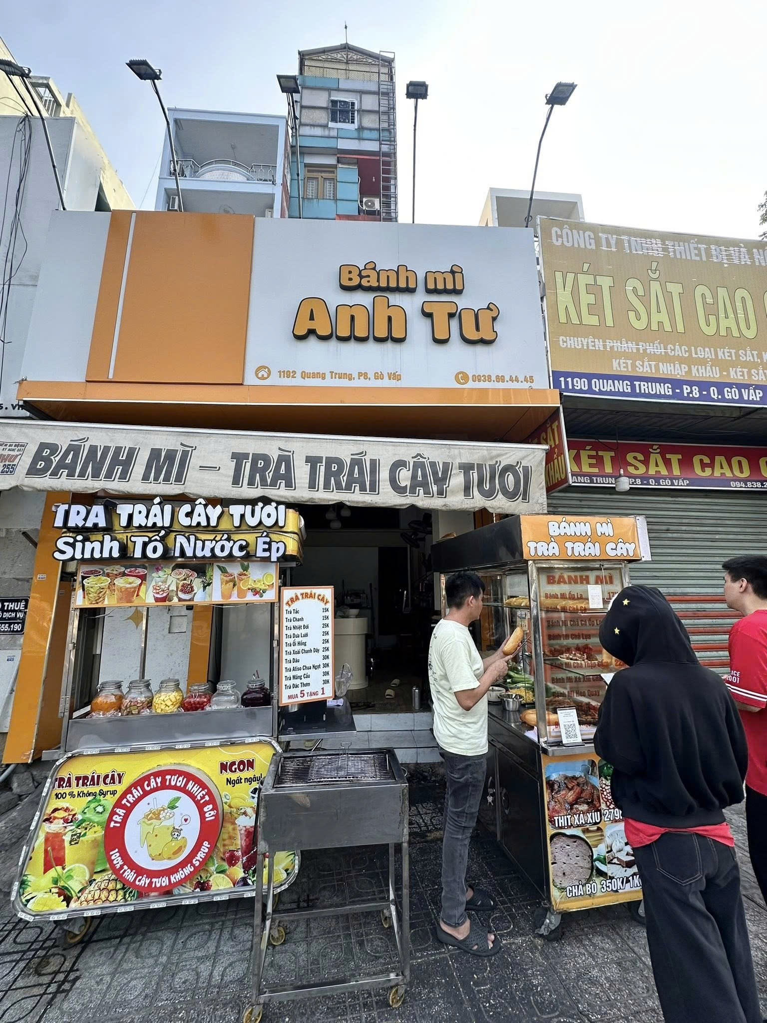  SANG NHƯỢNG TIỆM BÁNH MÌ & TRÀ TRÁI CÂY – SẴN KHÁCH, VÀO BÁN NGAY Gò Vấp, TP HCM 