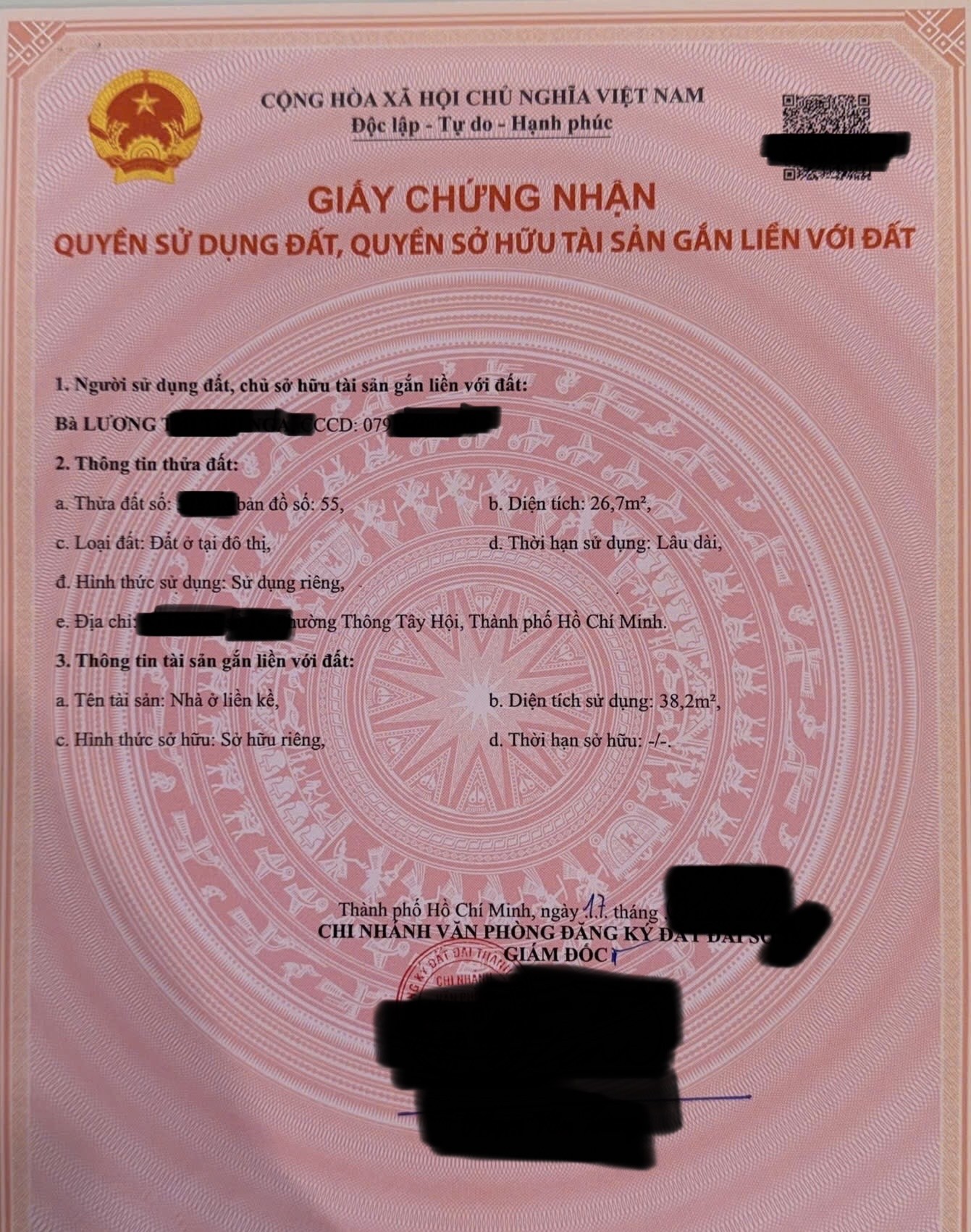  HÀNG HIẾM – BÁN NHANH 2 LÔ ĐẤT THỔ CƯ TP.HCM – ĐẦU TƯ & AN CƯ Đều Đỉnh 