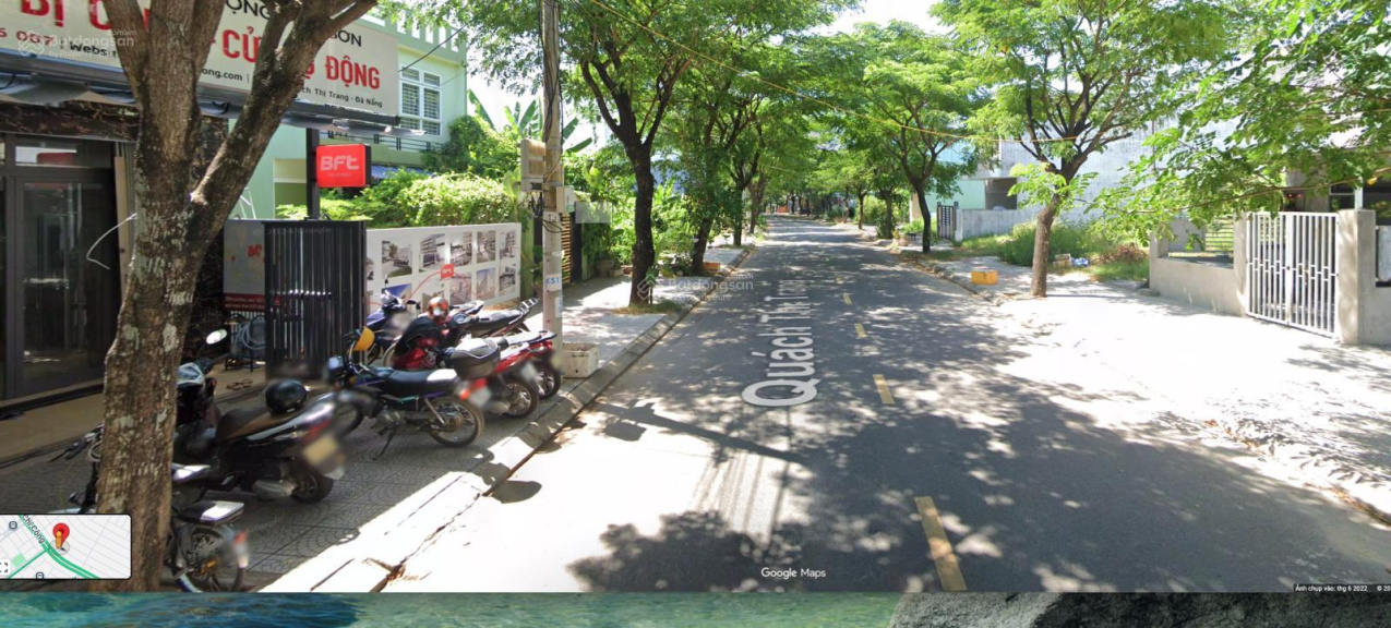  CHO THUÊ ĐẤT MẶT TIỀN QUÁCH THỊ TRANG - HÒA XUÂN - GIÁ CHỈ 6TR/THÁNG 