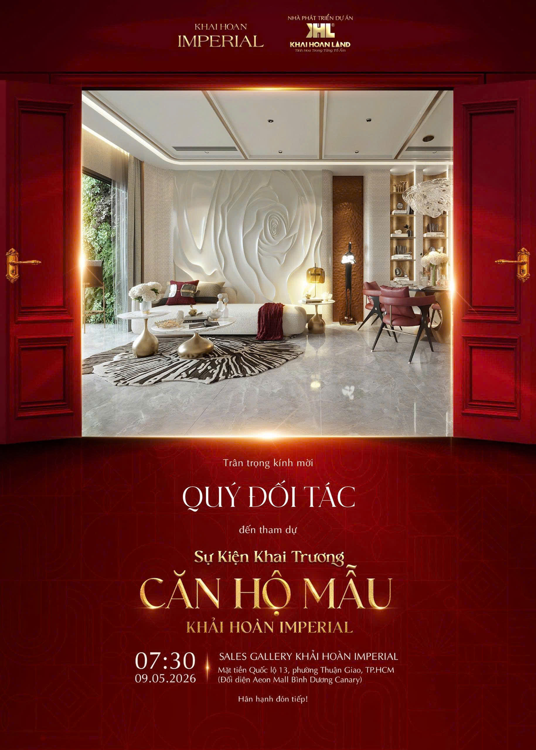  KHAI TRƯƠNG CĂN HỘ MẪU KHẢI HOÀN IMPERIAL 