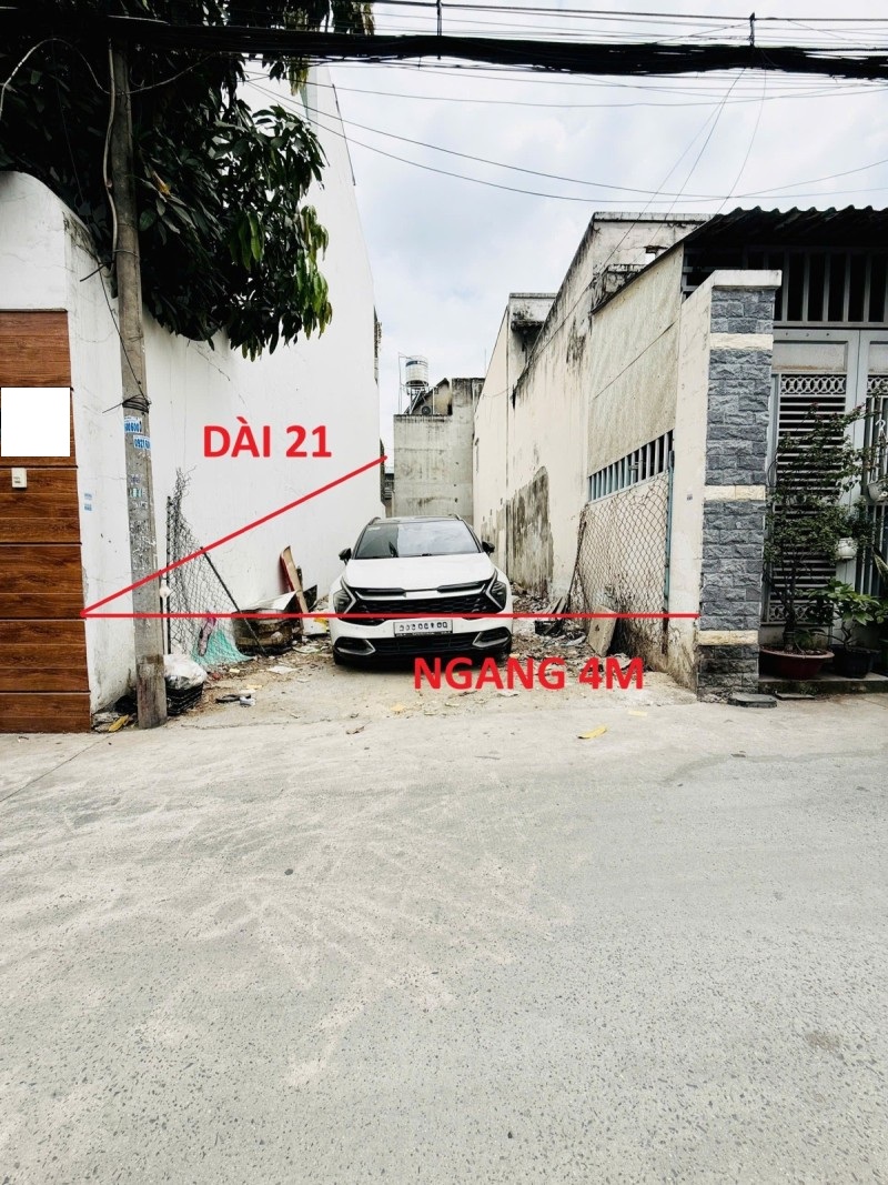  LÔ ĐẤT ĐẸP VUÔNG VỨC - HẺM Ô TÔ THÔNG LÊ THỊ RIÊNG THỚI AN QUẬN 12  - GIÁP GÒ VẤP – 4 TỶ 750. 