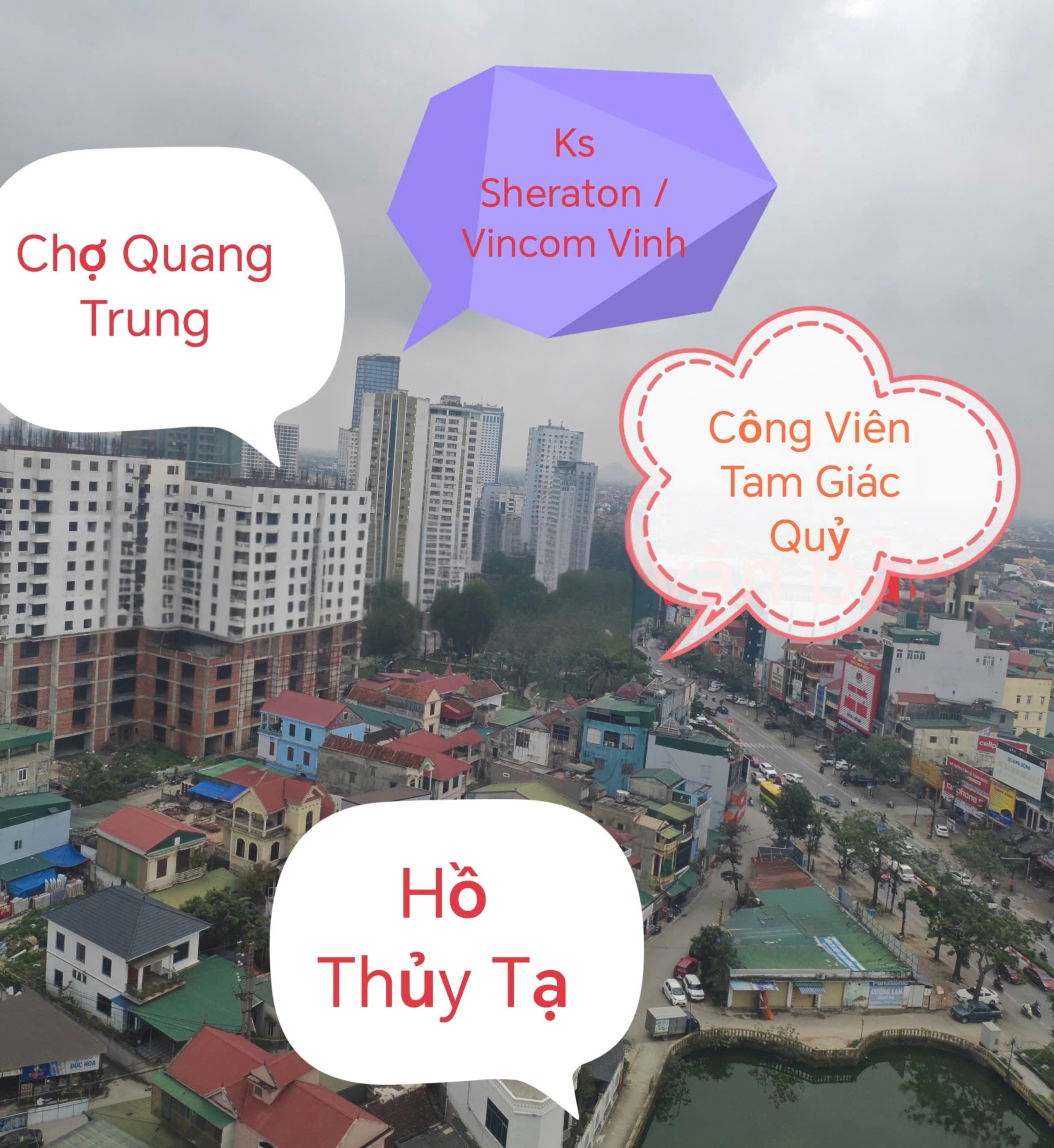  BÁN CĂN GÓC CHUNG CƯ TRUNG ĐỨC – TRUNG TÂM TP VINH 