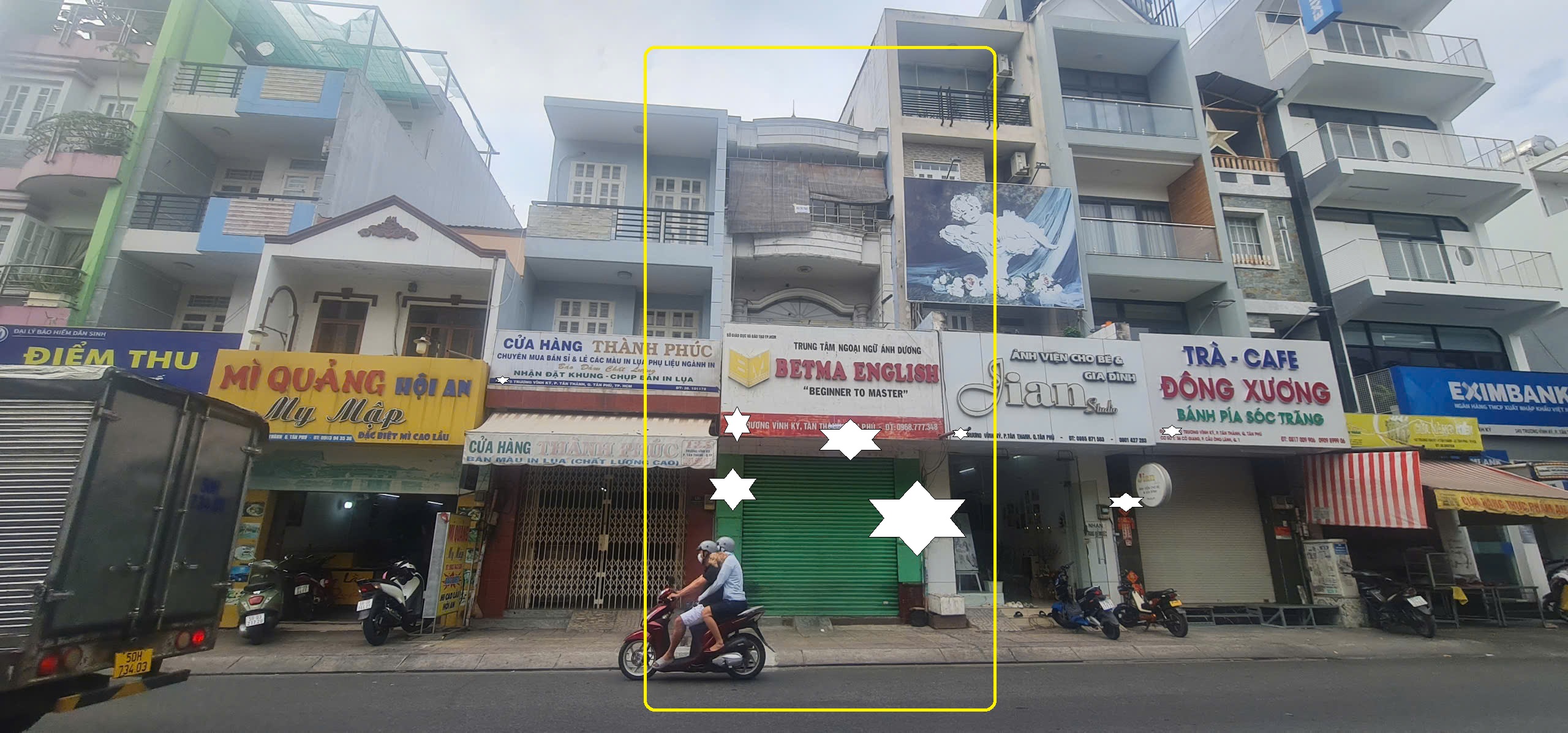  Cho thuê Nhà Mặt Tiền Trương Vĩnh Ký Q.Tân Phú 80m², 3TẦNG, 22 Triệu 