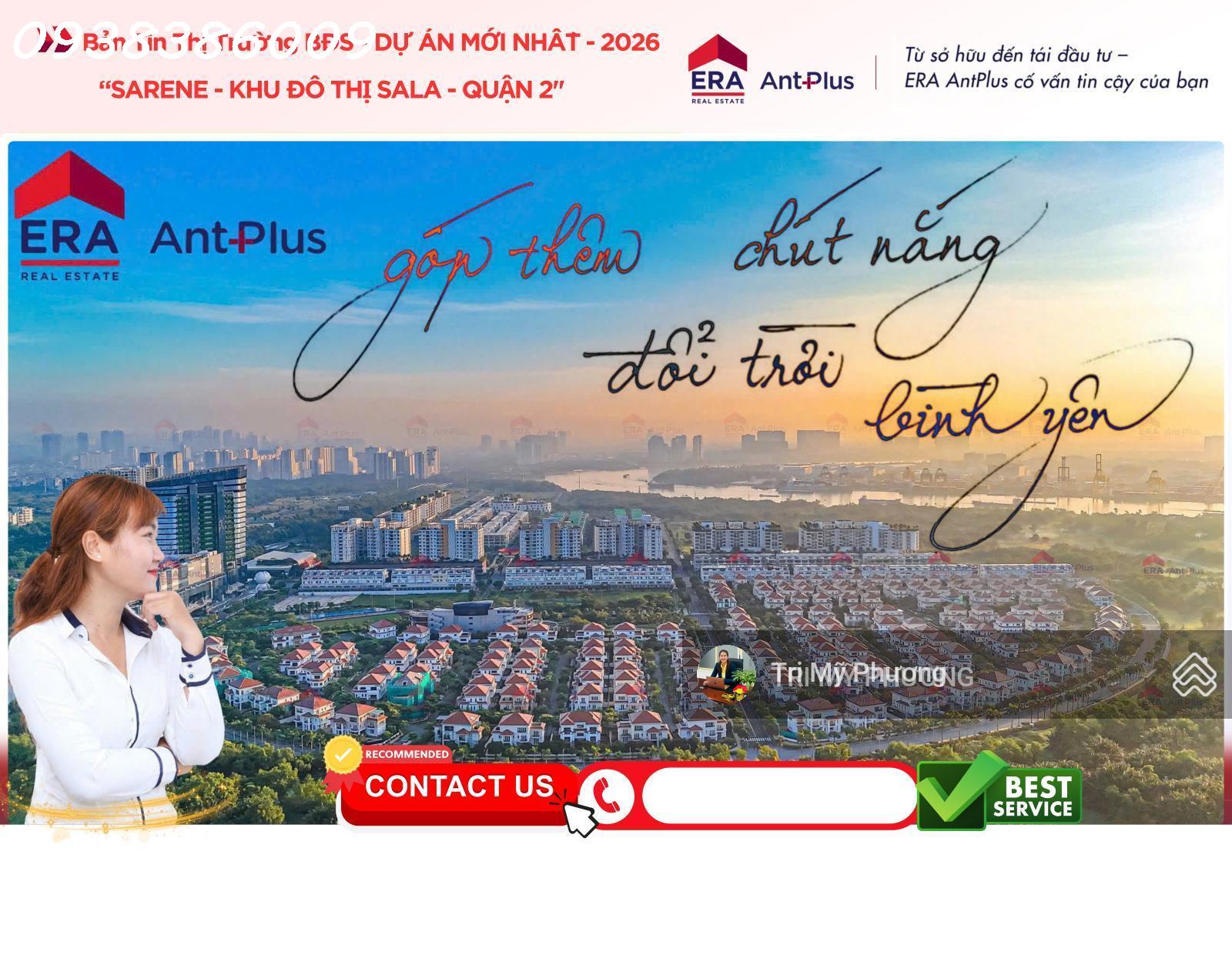  Sarene - Sala - Bán căn 3PN - diện tích S lớn, rộng 163m2 - View tháp 99 tầng + trực diện Landmark 81 