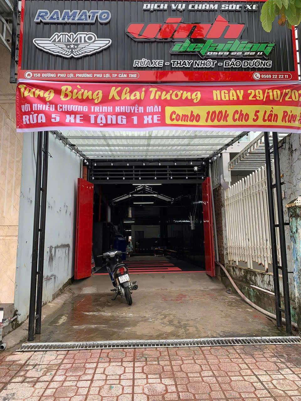  SANG TIỆM RỬA XE MẶT TIỀN – PHƯỜNG 2, PHÚ LỢI, SÓC TRĂNG 