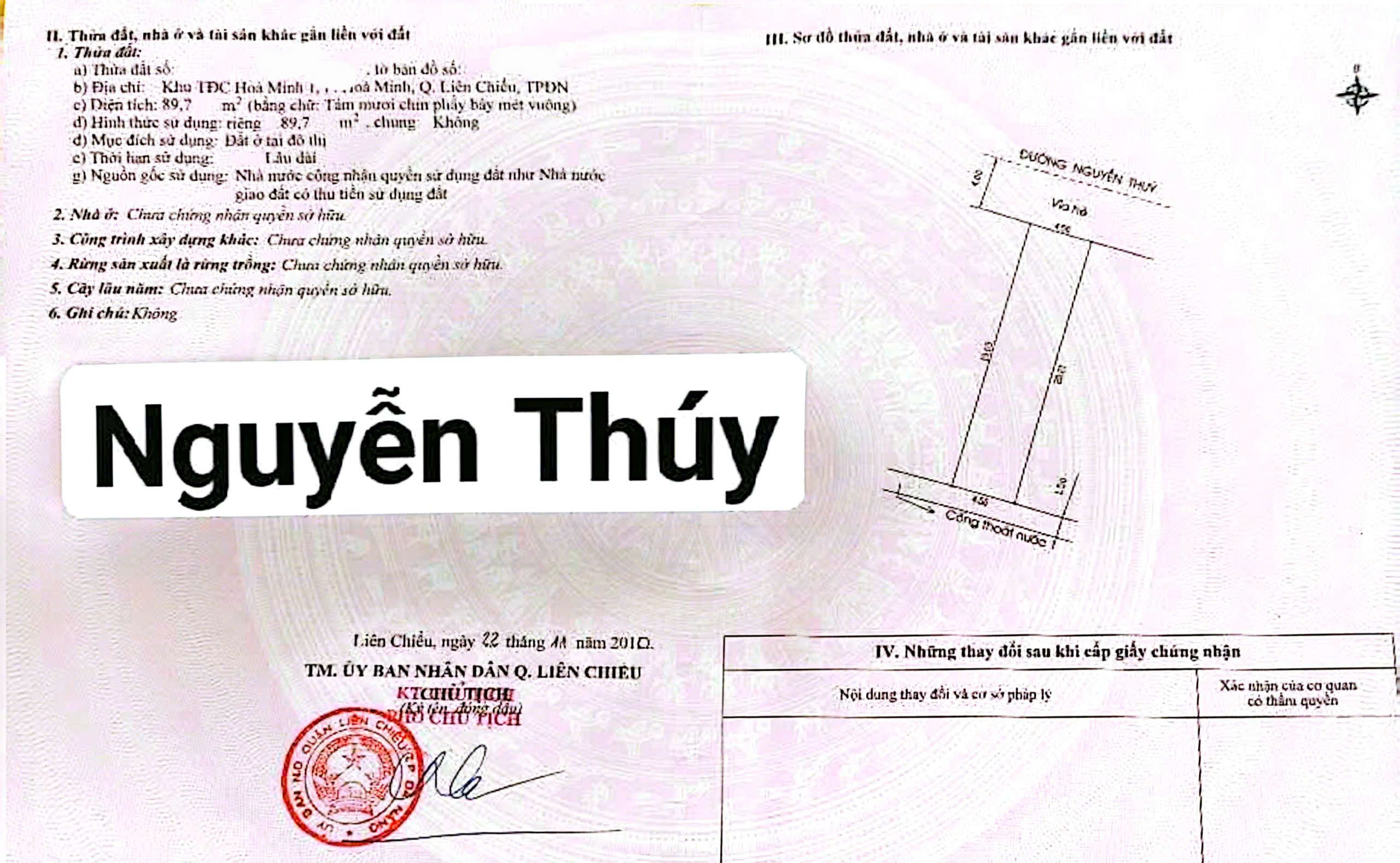  Bán đất đường 7,5m Nguyễn Thúy - Gần Hồ Tùng Mậu 