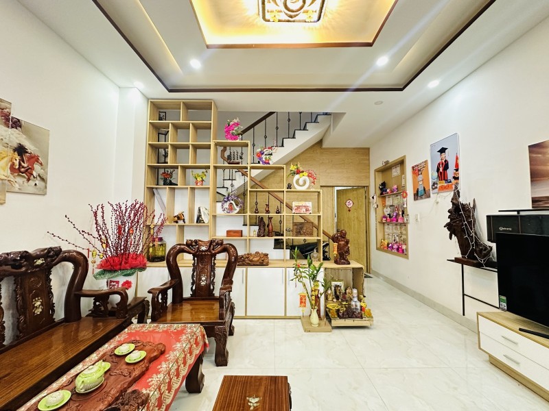  ♥ MT Đường 7.5m Nước Mặn khu Nam Việt Á, 96m2, 4 tầng 6 căn hộ, thu 50tr/th, 11.x tỷ 