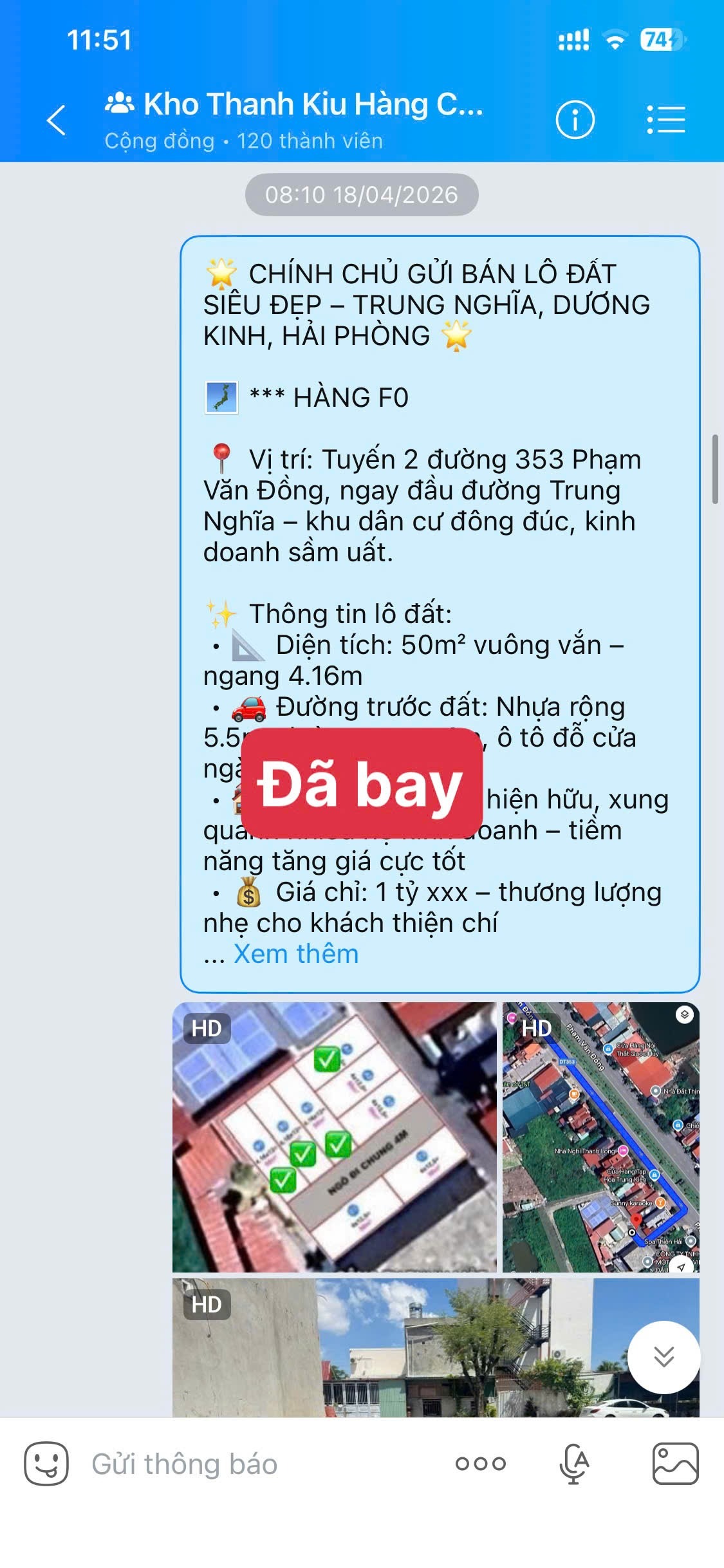  Cơ hội đầu tư lô đất rẻ đẹp hàng đầu tại Tổ 10 Hòa Nghĩa, Dương Kinh, Hải Phòng. 