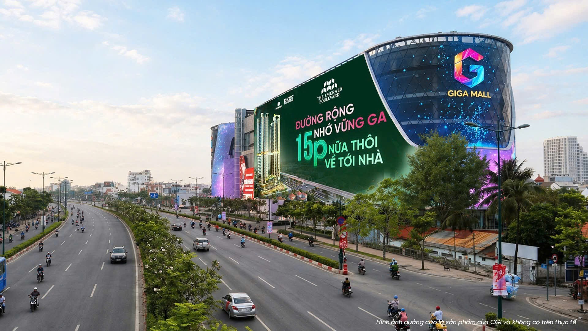  The Emerald Boulevard sở hửu vị trí chiến lược ngay mặt tiền Quốc Lộ 13 chỉ 62,6tr/m2 