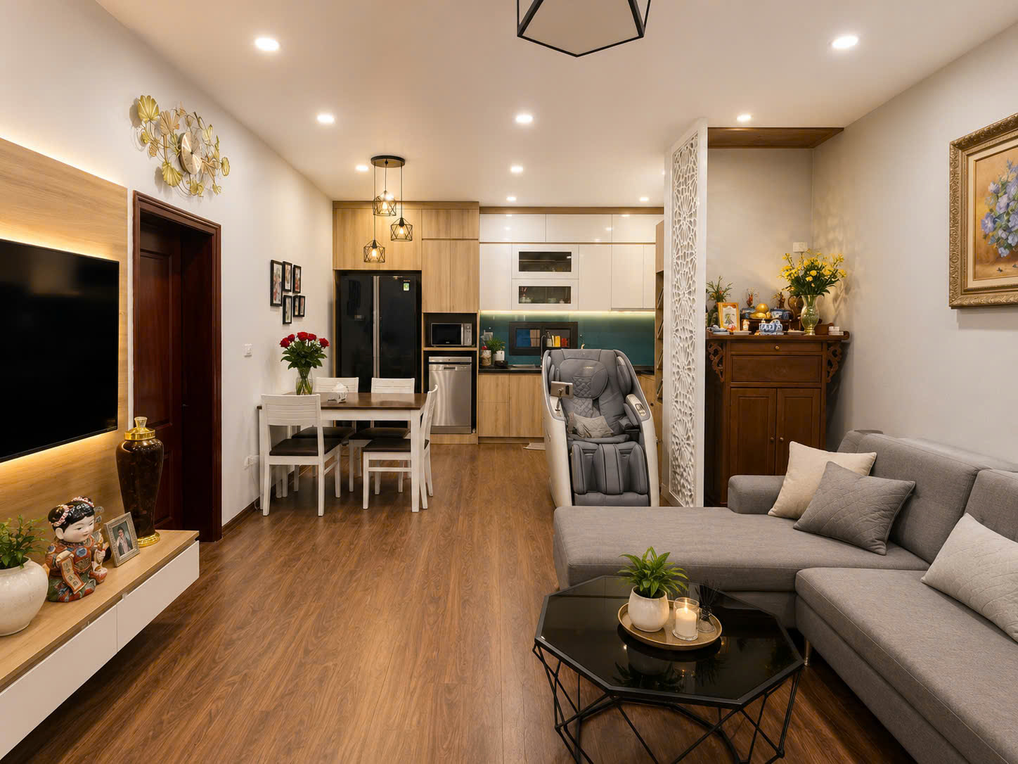  Cho thuê căn góc 95m², FULL nội thất, phố Nguyễn Bỉnh Khiêm gần viện Y học cổ truyển VN 