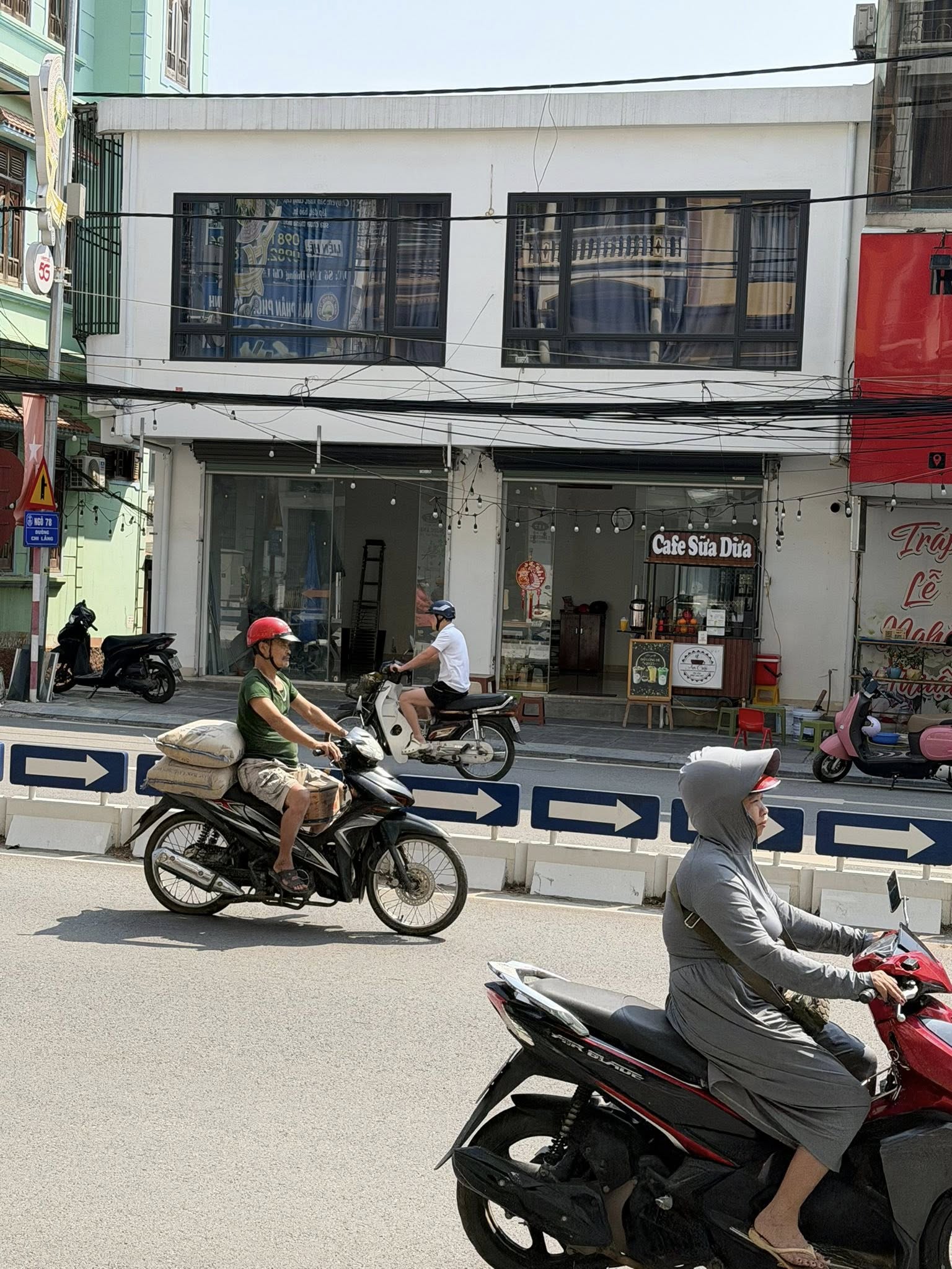  Cho thuê Căn nhà 2 tầng mới xây có diện tích 54m2 ( mặt tiền 9,6m) Tại SN 78 Chi Lăng – Phường Hoà Bình  – Phú Thọ 