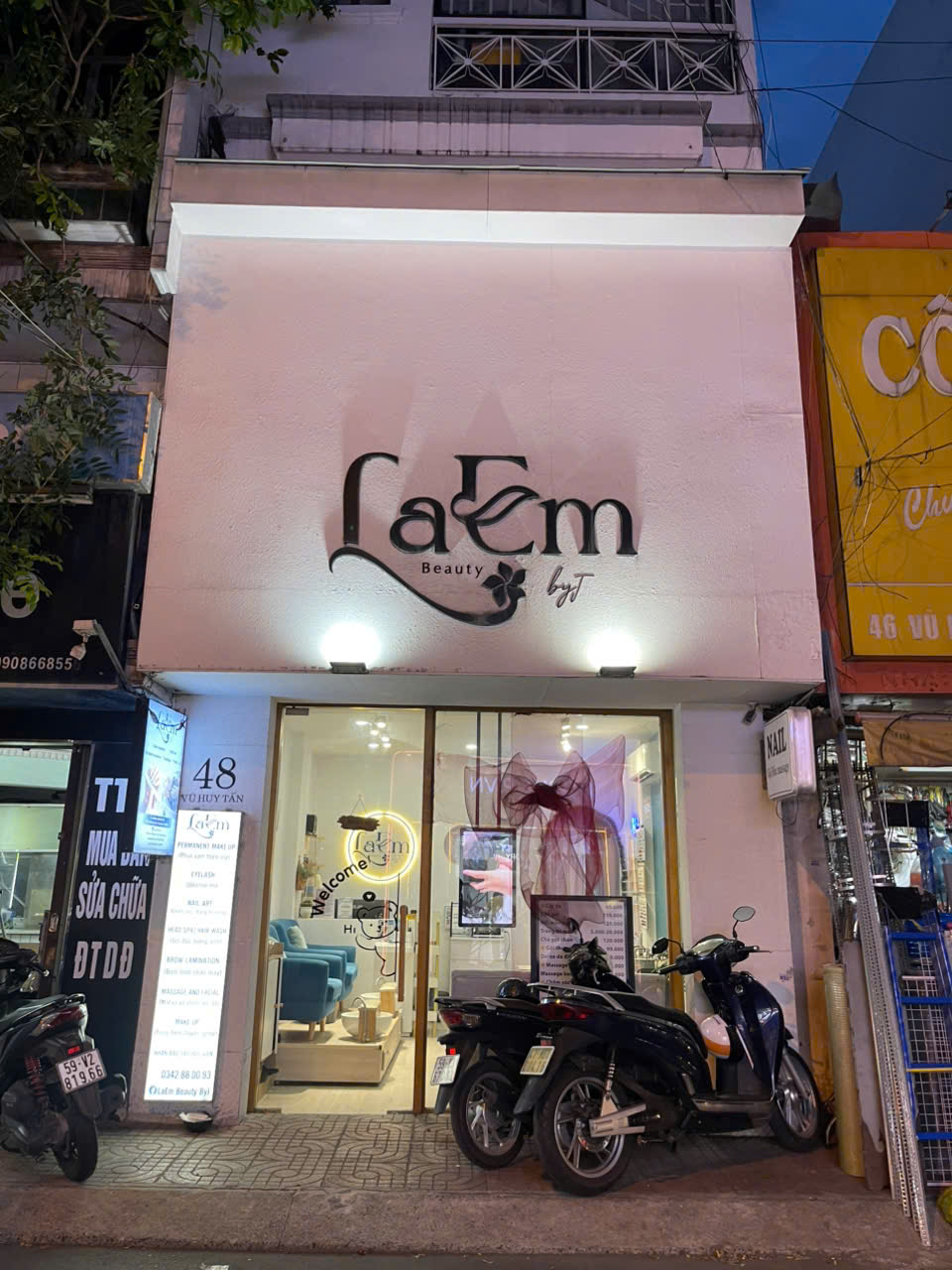  Bình Thạnh ! SANG RẺ SPA “ GỘI – NAIL – MI – BODY  “ DECOR ĐẸP Spa 5 Giường 2 Ghế Mi, Khu CC Miếu Nổi sầm uất, Tel : 0913721100 ( chính chủ ) 