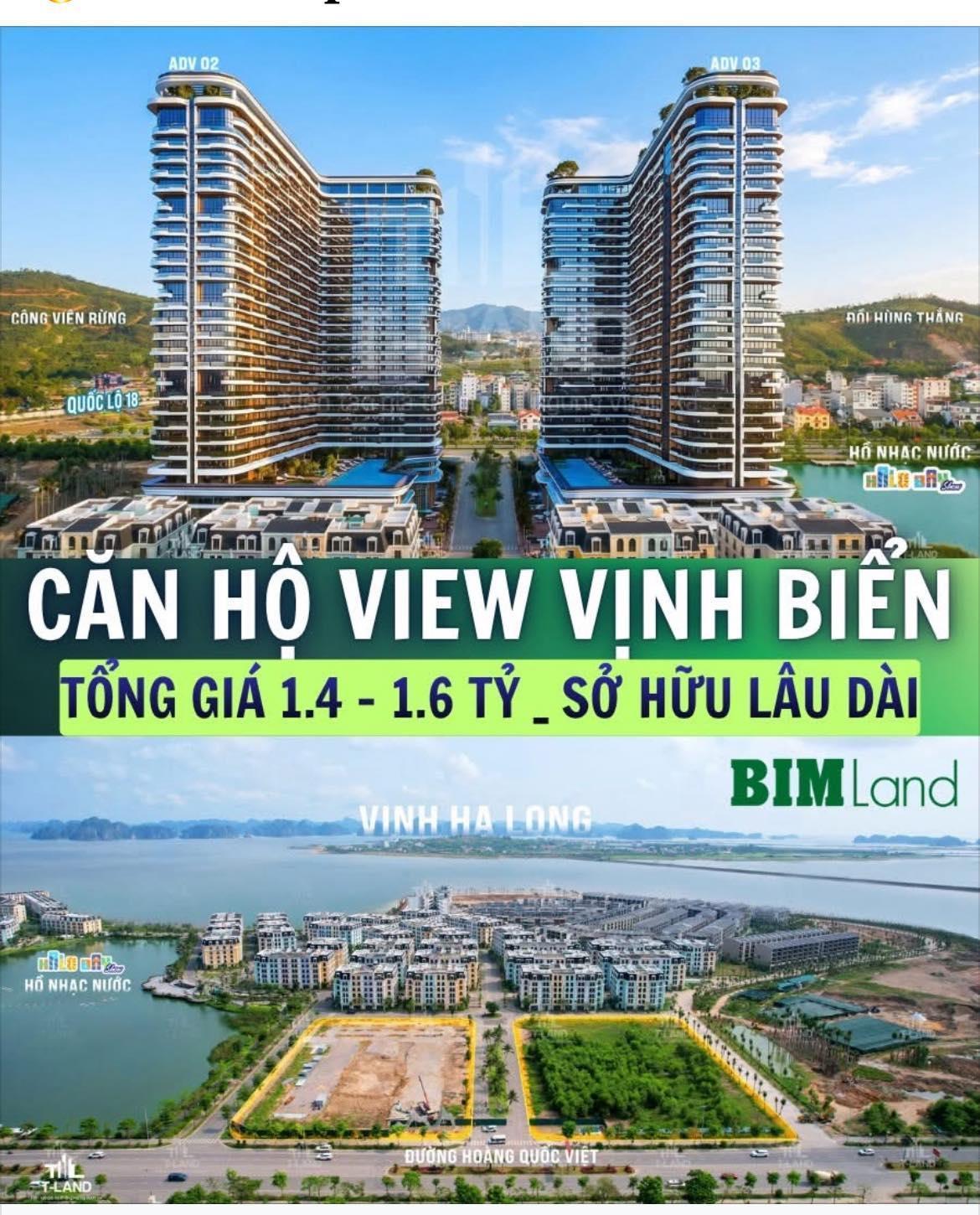  MỞ KHÓA CĂN HỘ dịch vụ SỞ HỮU LÂU DÀI duy nhất tại HẠ LONG với vố chỉỈ 350tr  mua đứt căn hộ 6* PRIMABAY mặt vịnh Hạ Long. - Liên hệ: 0995482268 