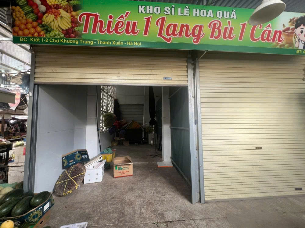  CHÍNH CHỦ CHO THUÊ QUẦY TẠI CHỢ KHƯƠNG ĐÌNH - PHƯỜNG KHƯƠNG ĐÌNH - HÀ NỘI 