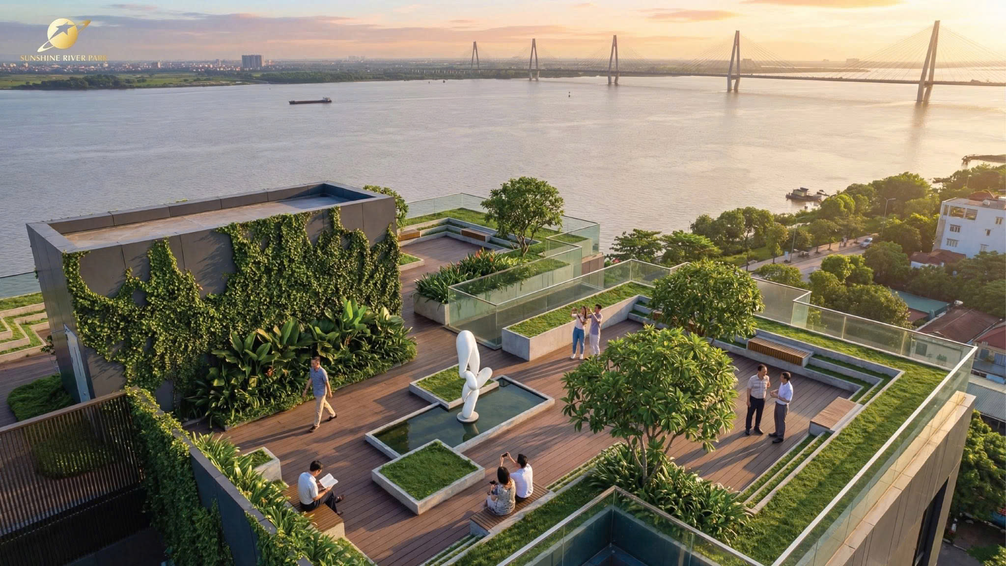  Sunshine River Park - Quỹ Căn đẹp 0931711838 cạnh công viên trục cảnh quan Sông Hồng 