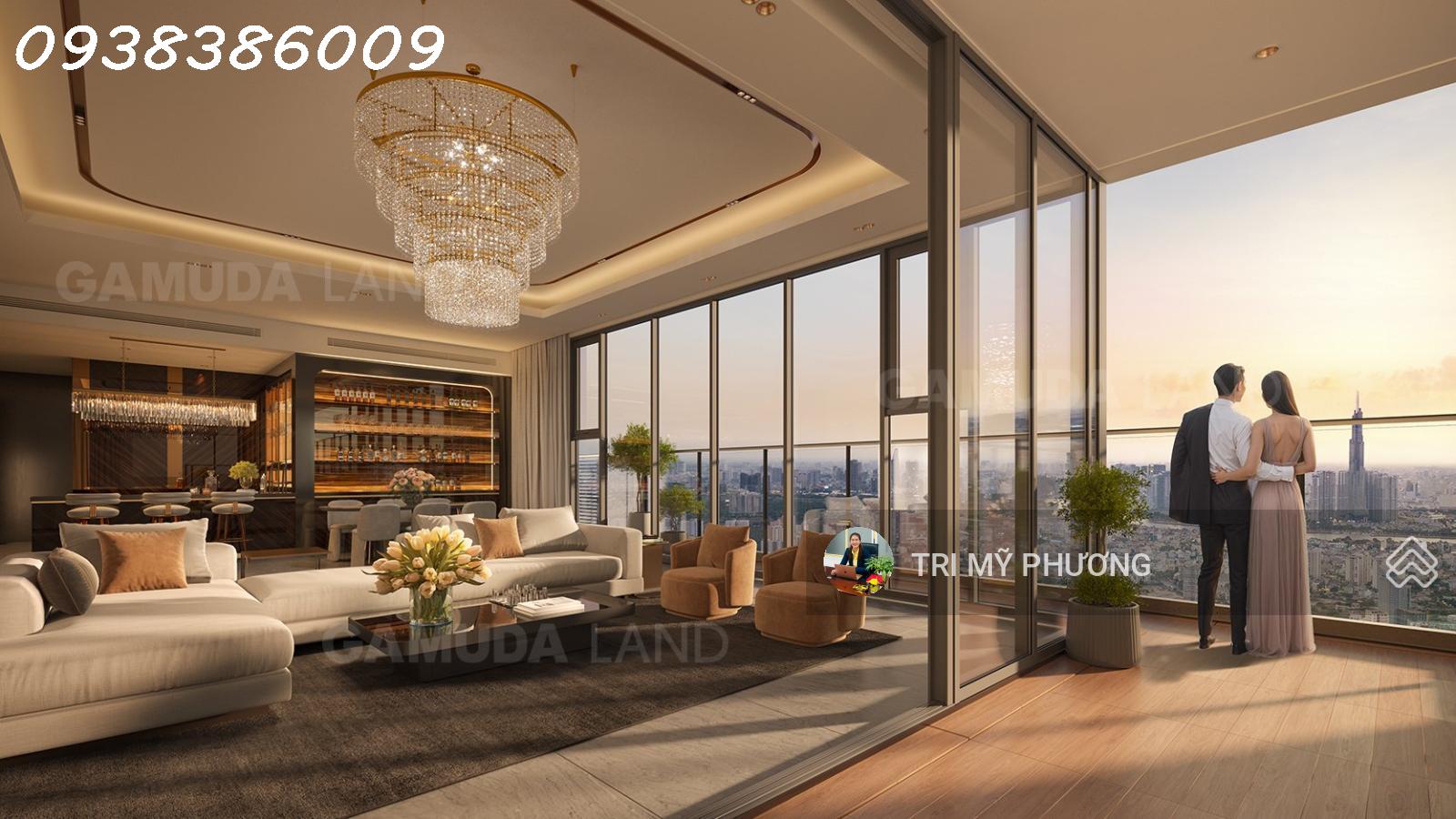  Eaton Park - Chủ nhà bán căn Penthouse - có sân vườn, hồ bơi riêng, view Paranoma 360 -  Tháp A4.38.02 